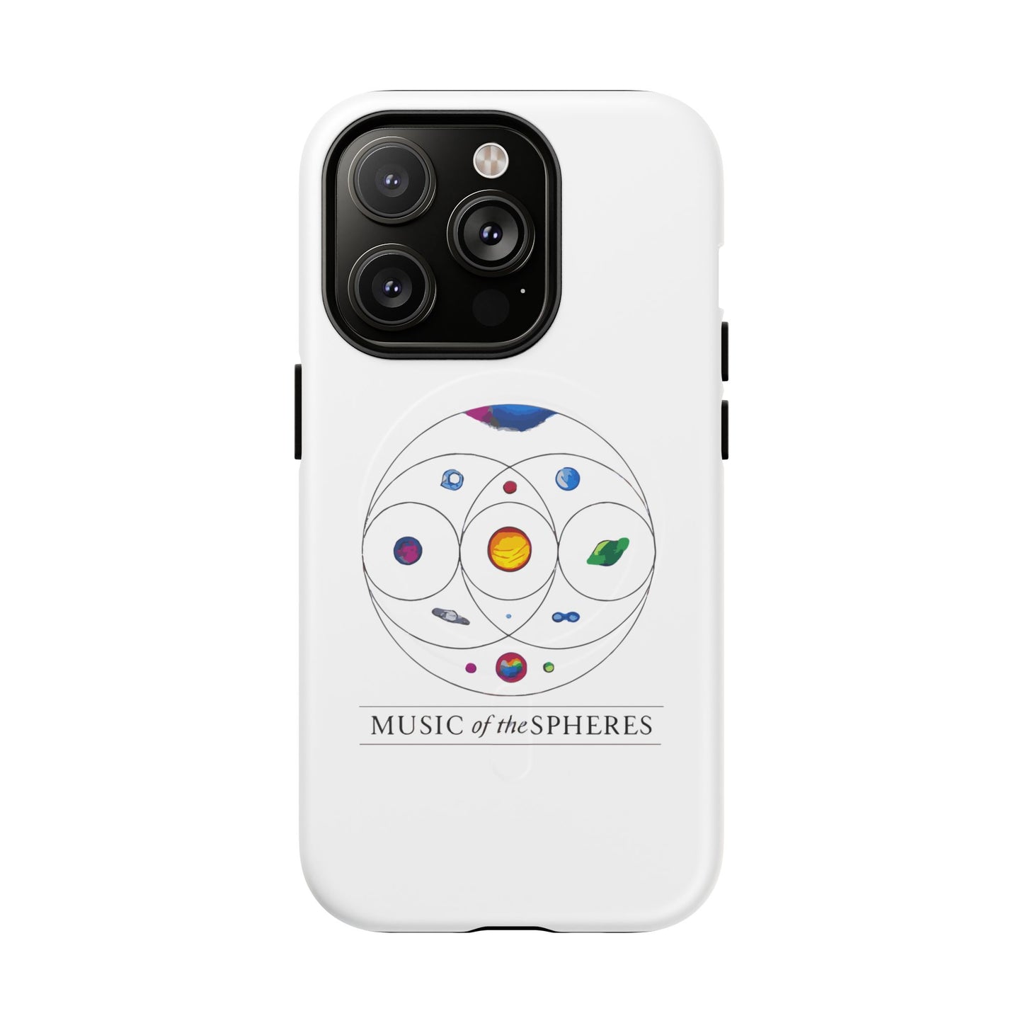 Colorful Planetary Orbit Diagram Tough Magnetic Case