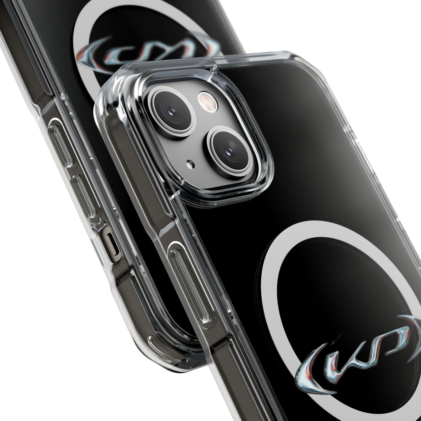Neon‑Gradient Rua Magnetic Clear Impact cases