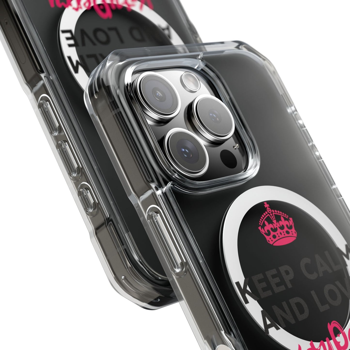 Crown over Katy Perry Signature” Magnetic Clear Impact cases
