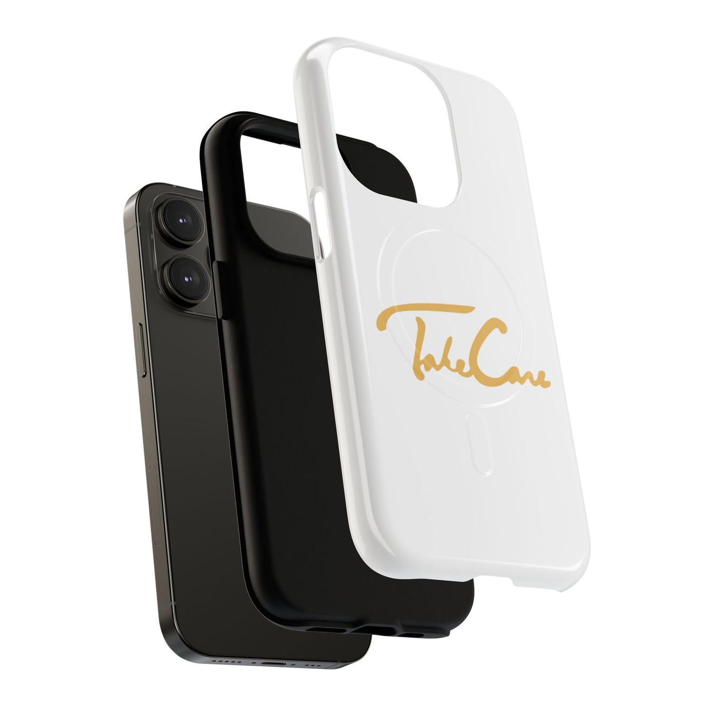 Take Care Gold Script Tough Magnetic Cases