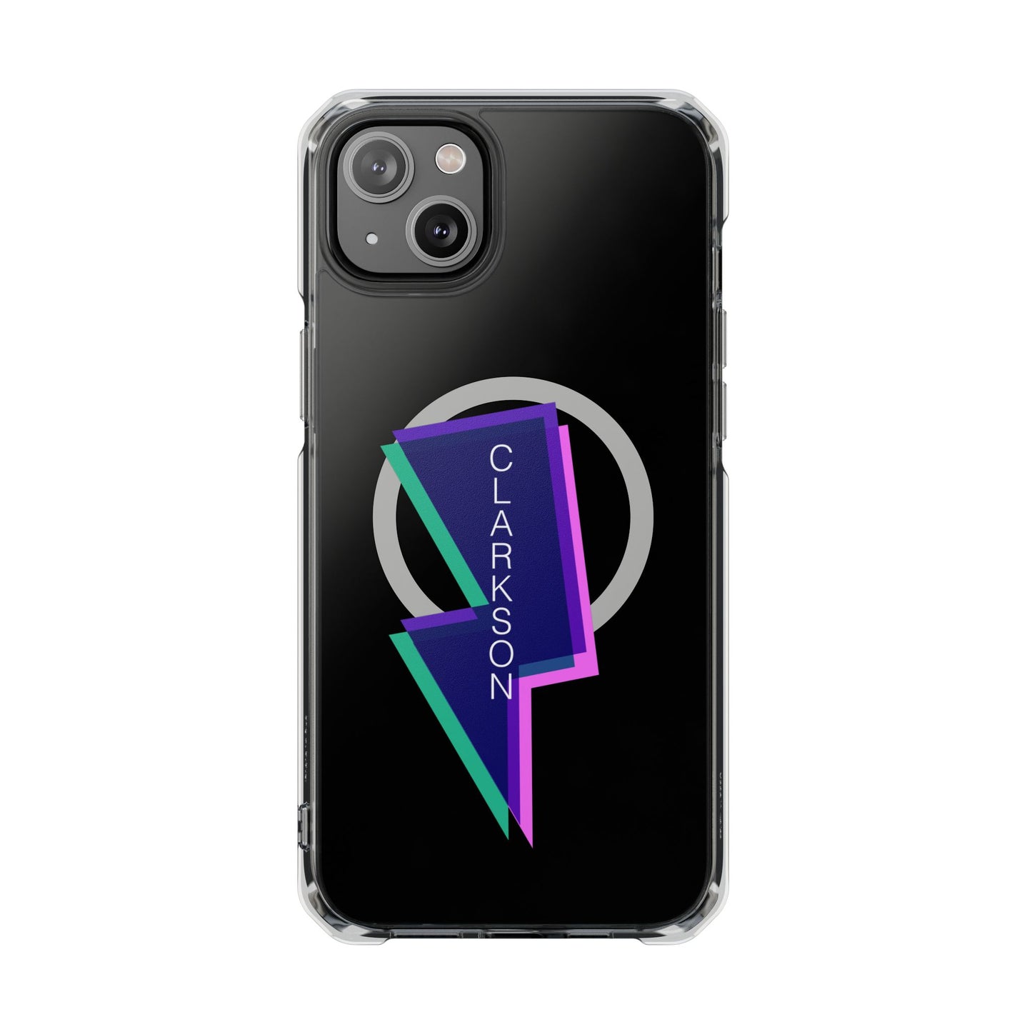 Neon Bolt Energy Magnetic clear Impact Case