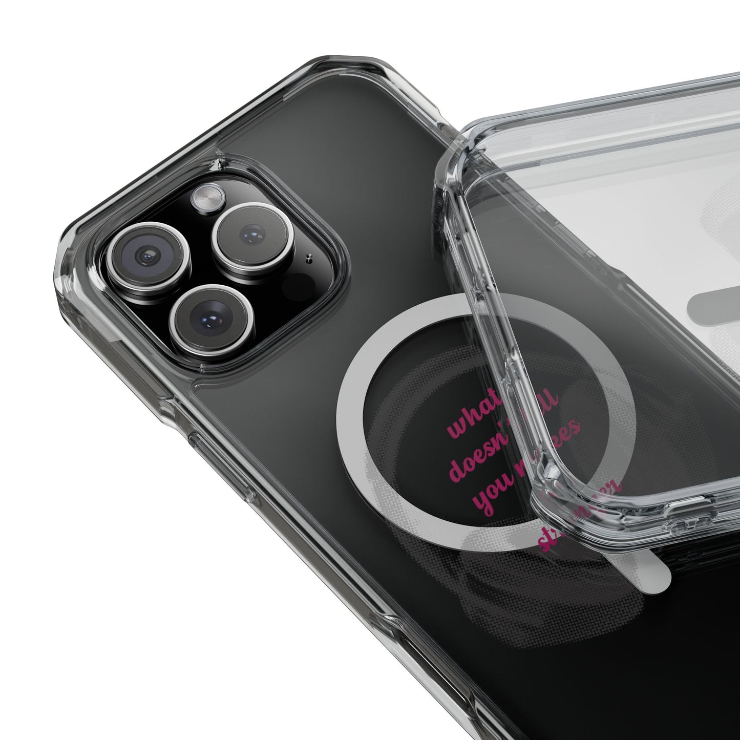 Stronger Soundwaves Magnetic clear Impact Case