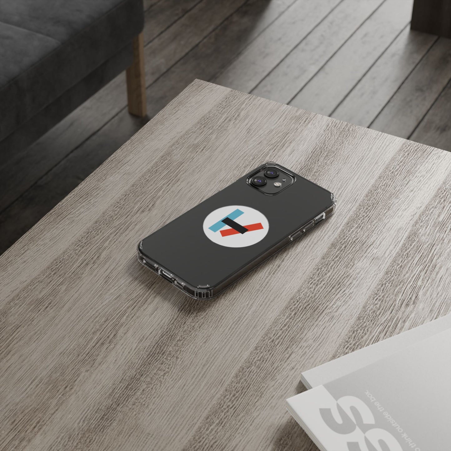 Circle Flame Clear Case