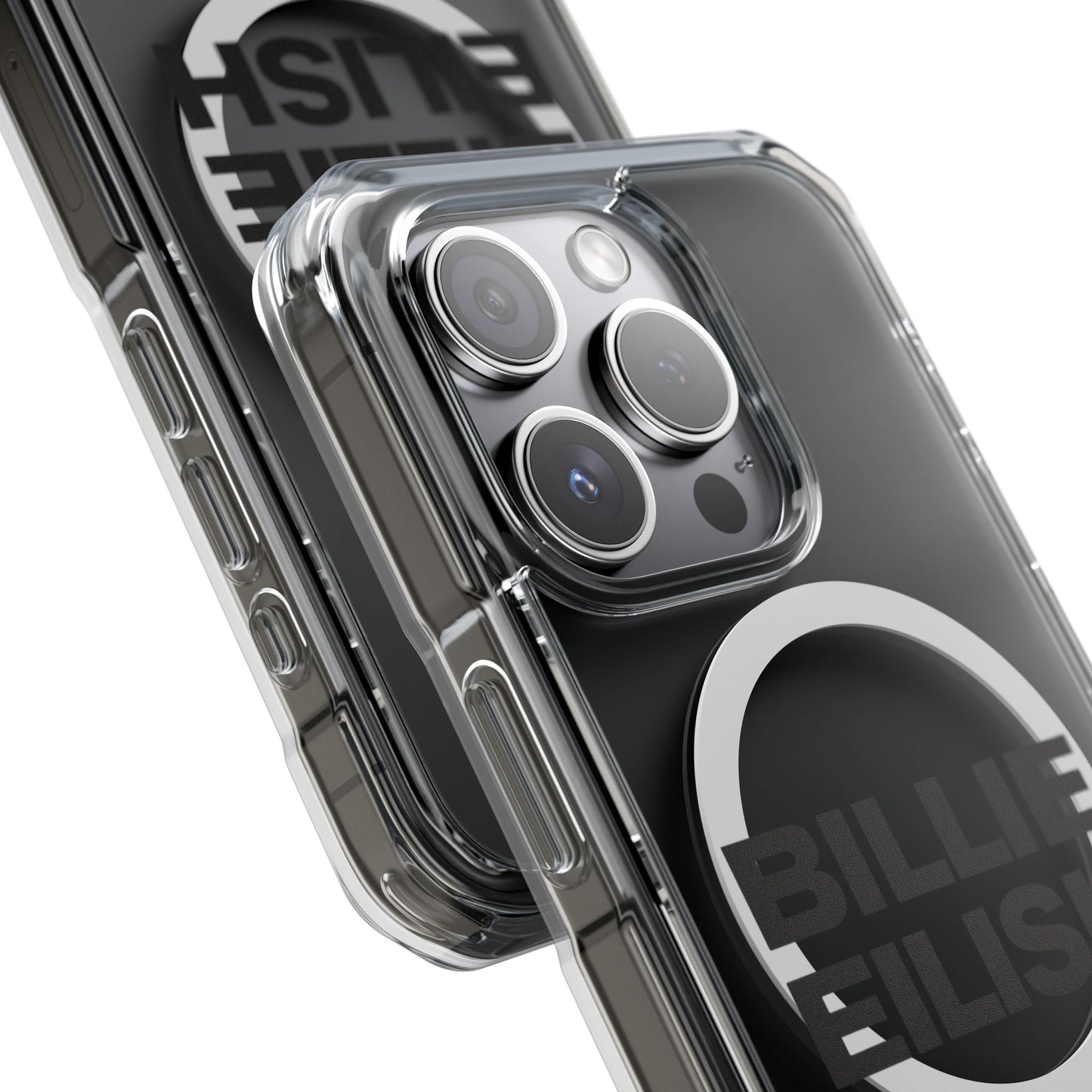 Stacked Glow Text Magnetic Clear Impact Case