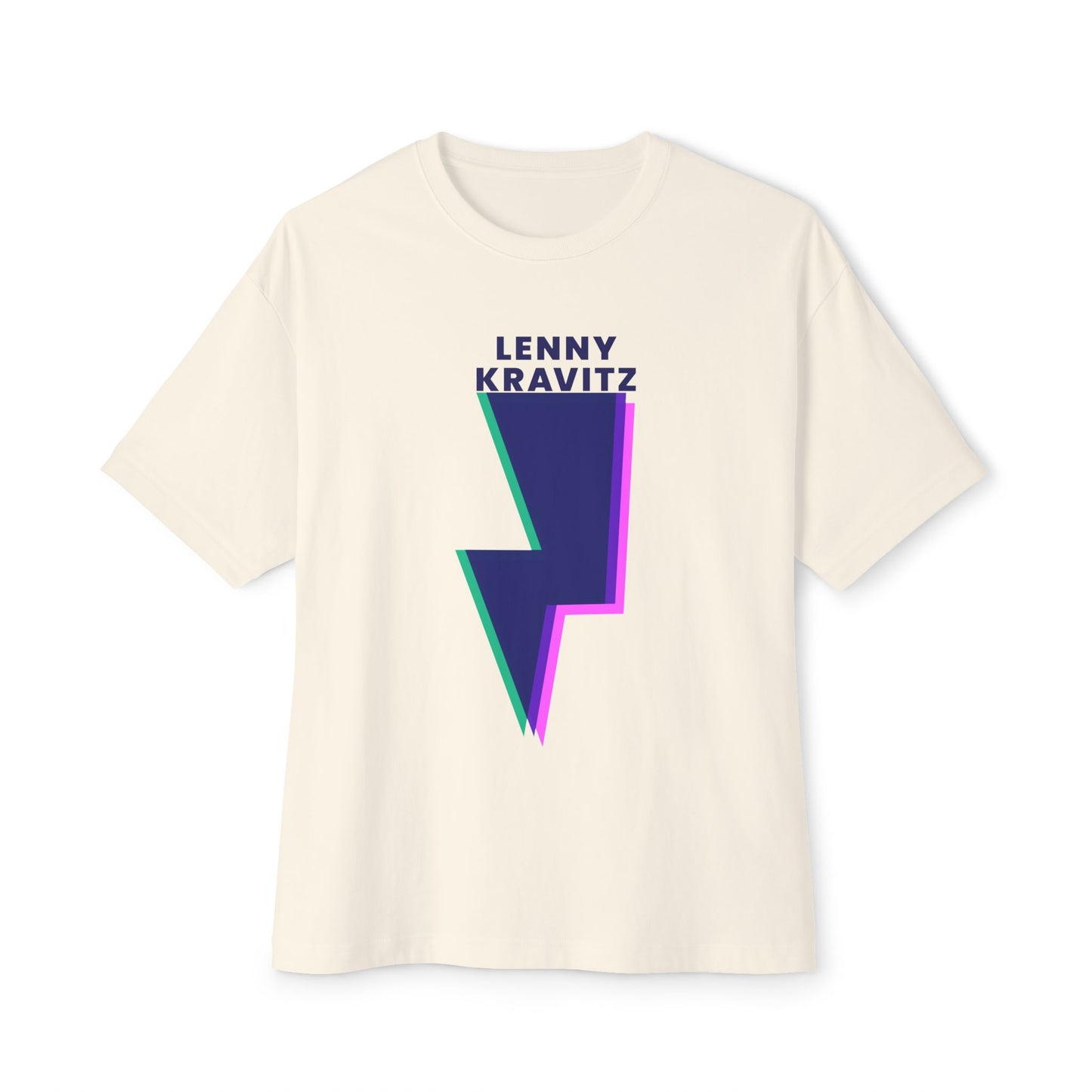 Layered Bolt Vibe Unisex Oversized Boxy tee