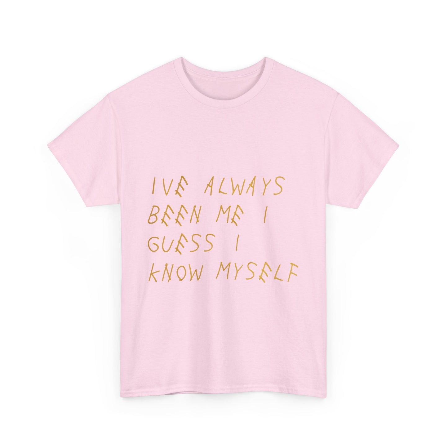 Know Myself Lyric Script Heavy Cotton Tee