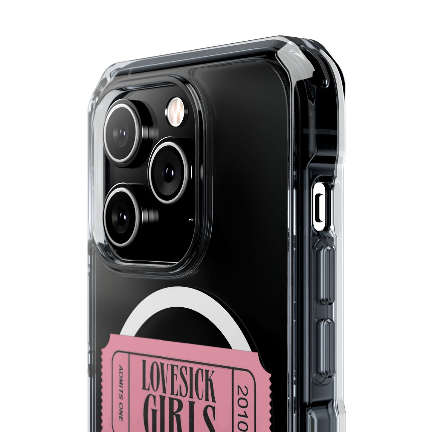 Lovesick Girls Ticket - Magnetic Clear Impact Case