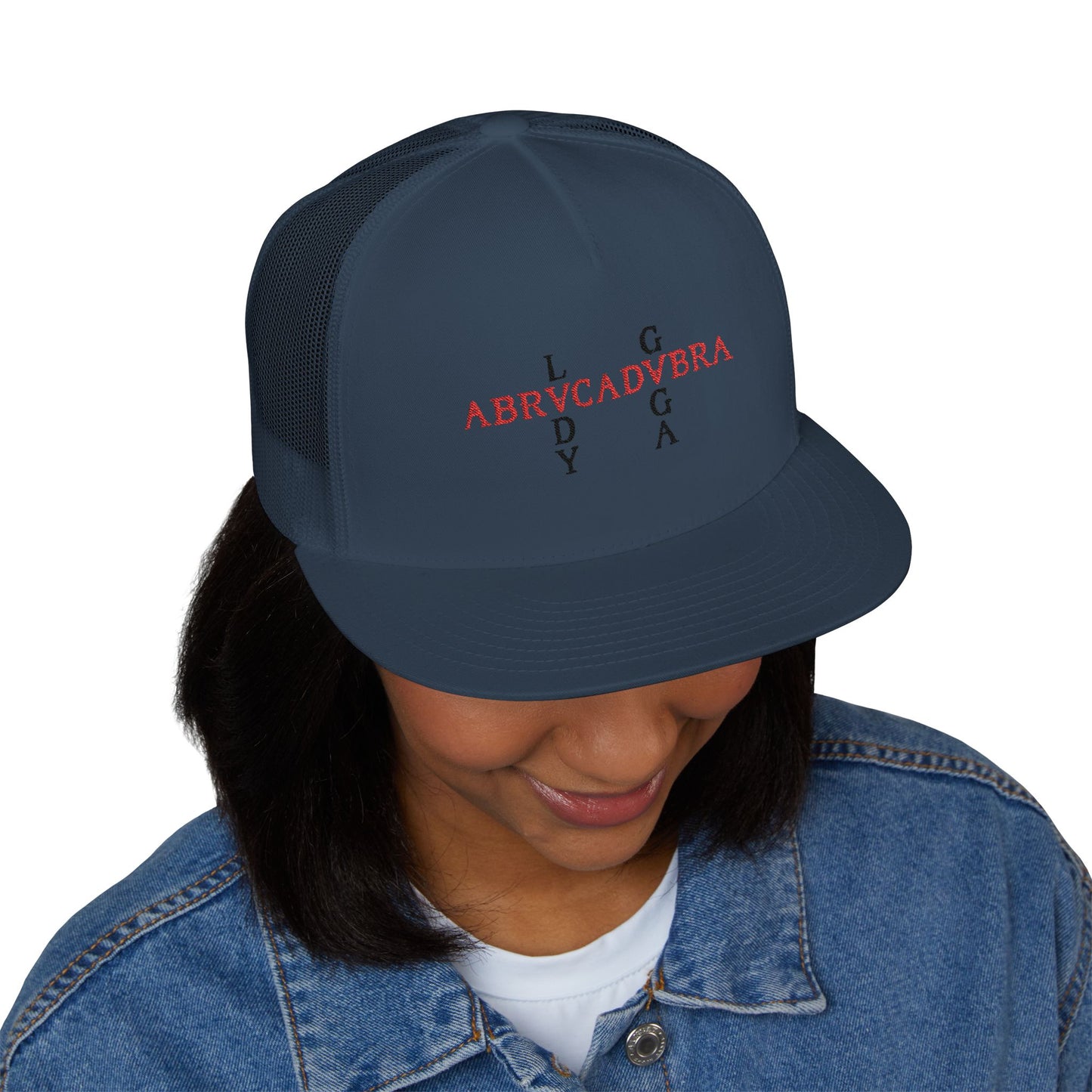 ABRVCADVRA Gothic Snapback trucker Cap