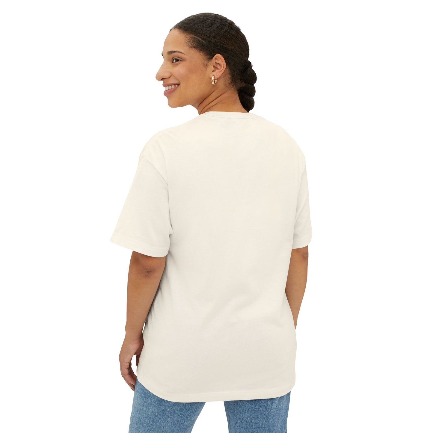 ILO Bold Red Block Unisex Oversized Tee