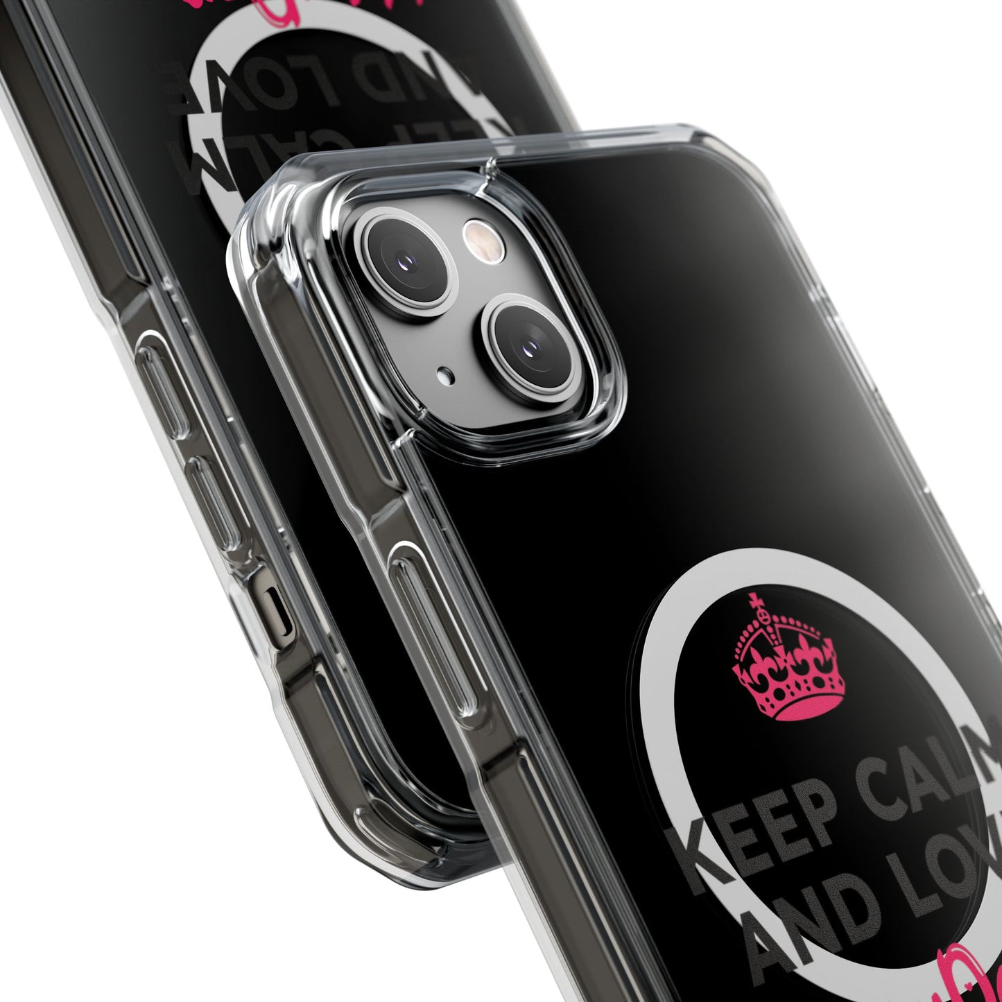 Crown over Katy Perry Signature” Magnetic Clear Impact cases