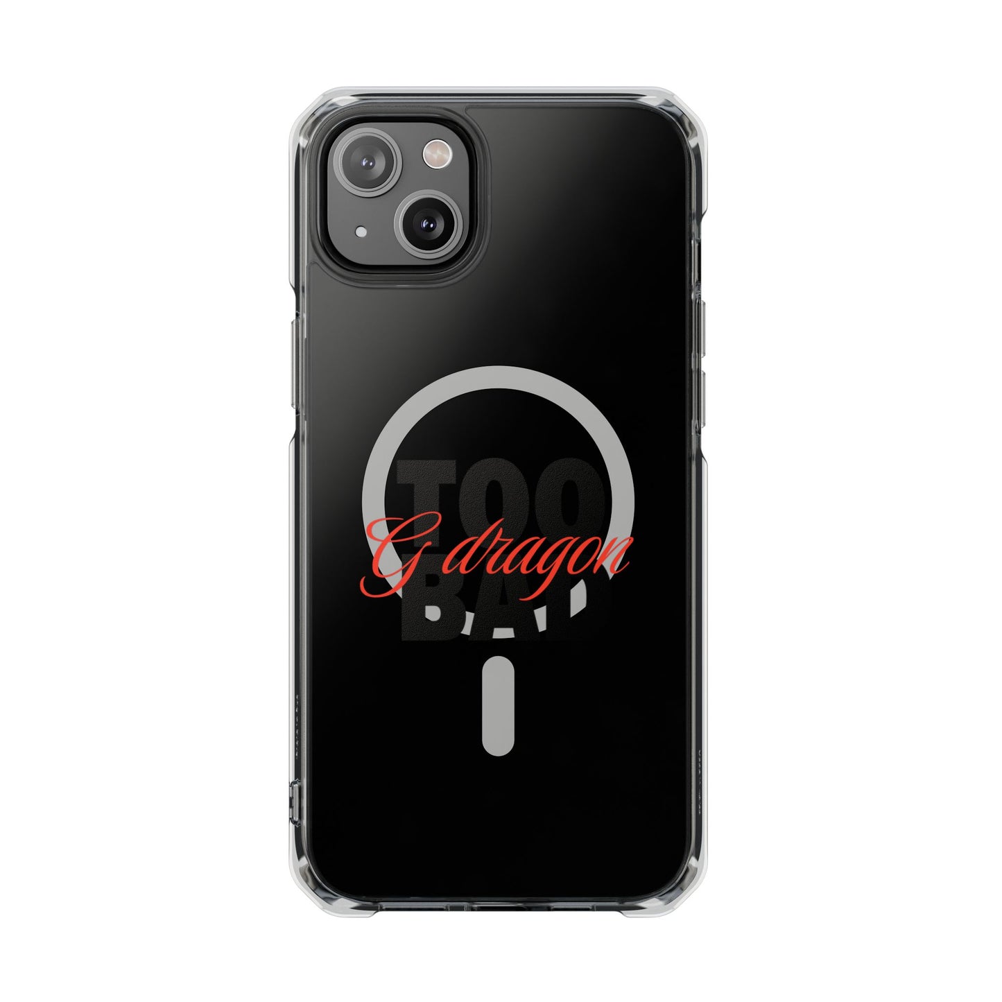 Signature Flame Script Magnetic Clear Impact Case
