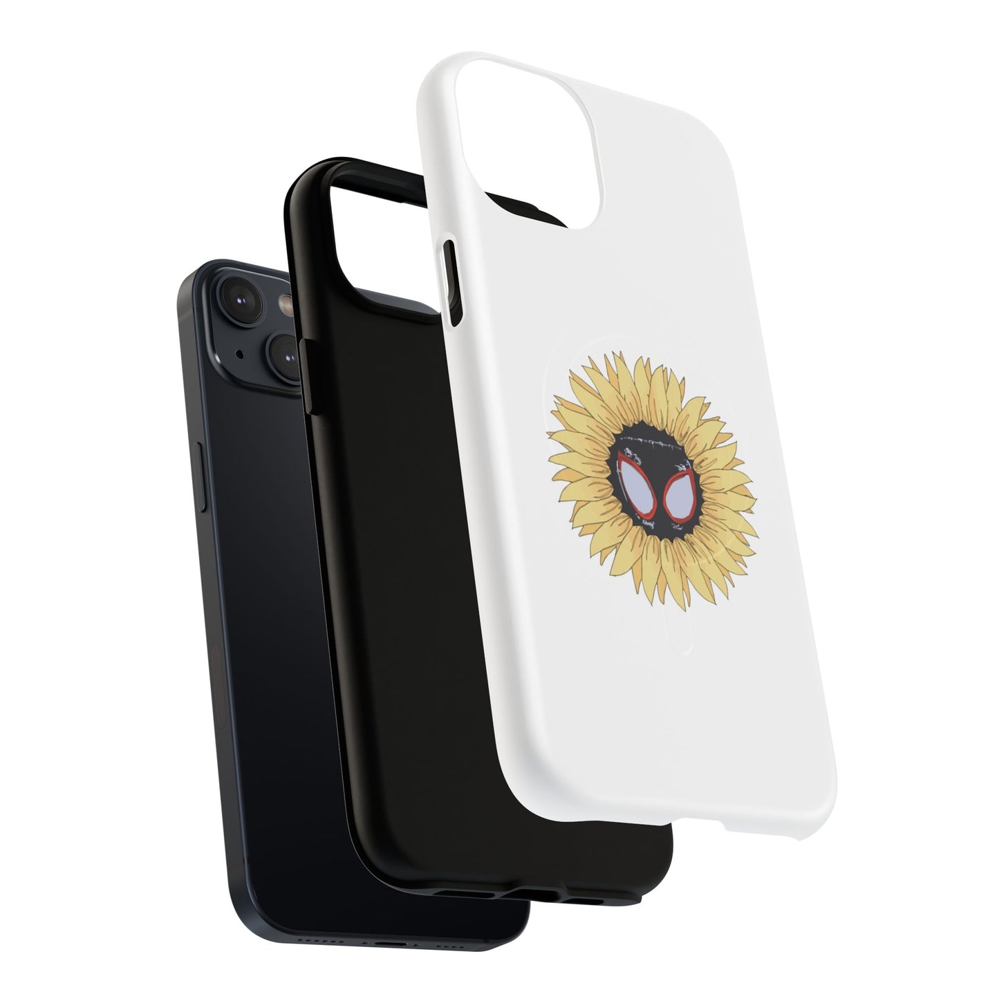 Sunflower Mask Illustration Tough Magnetic Case