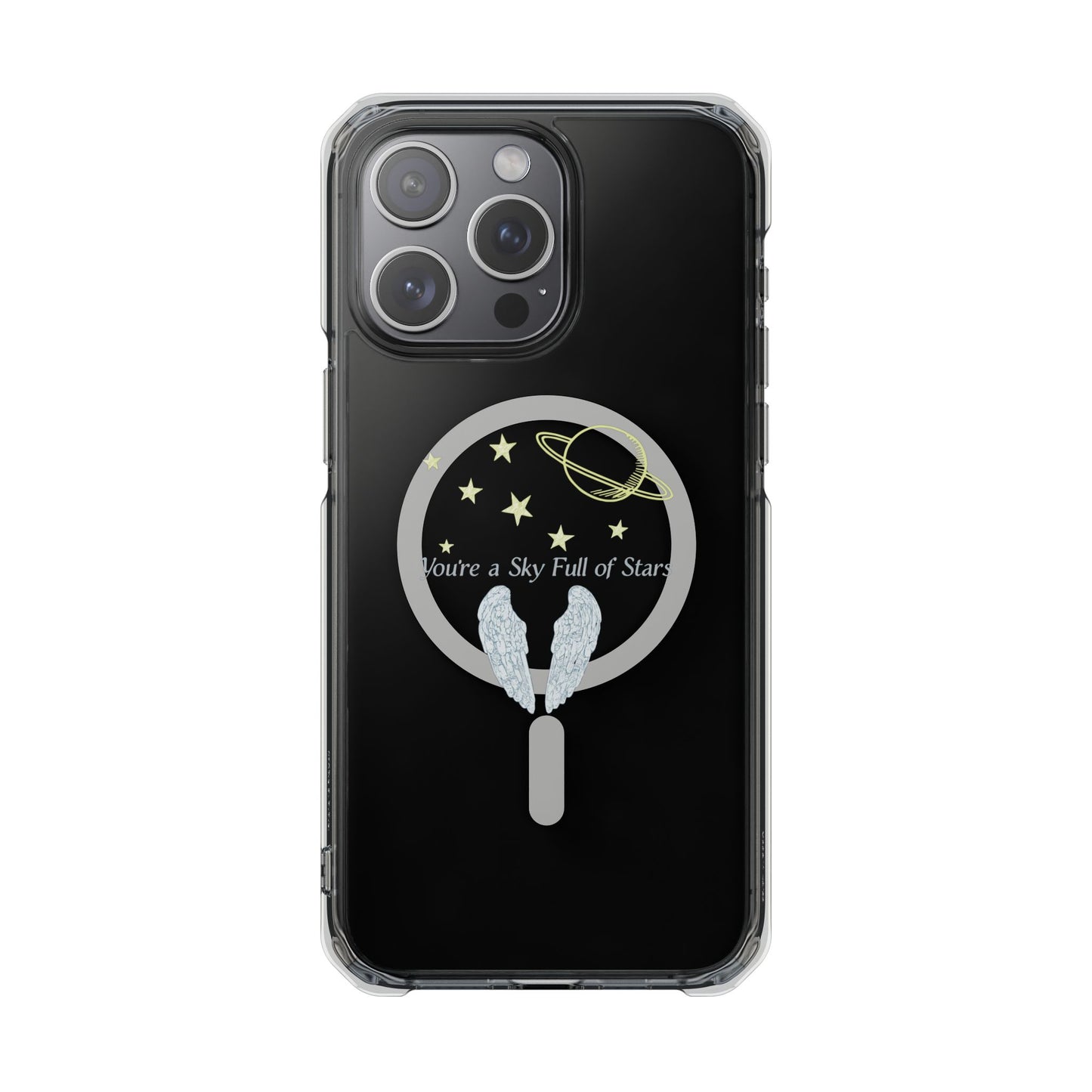 Starry Sky Wings Magnetic Clear Impact case