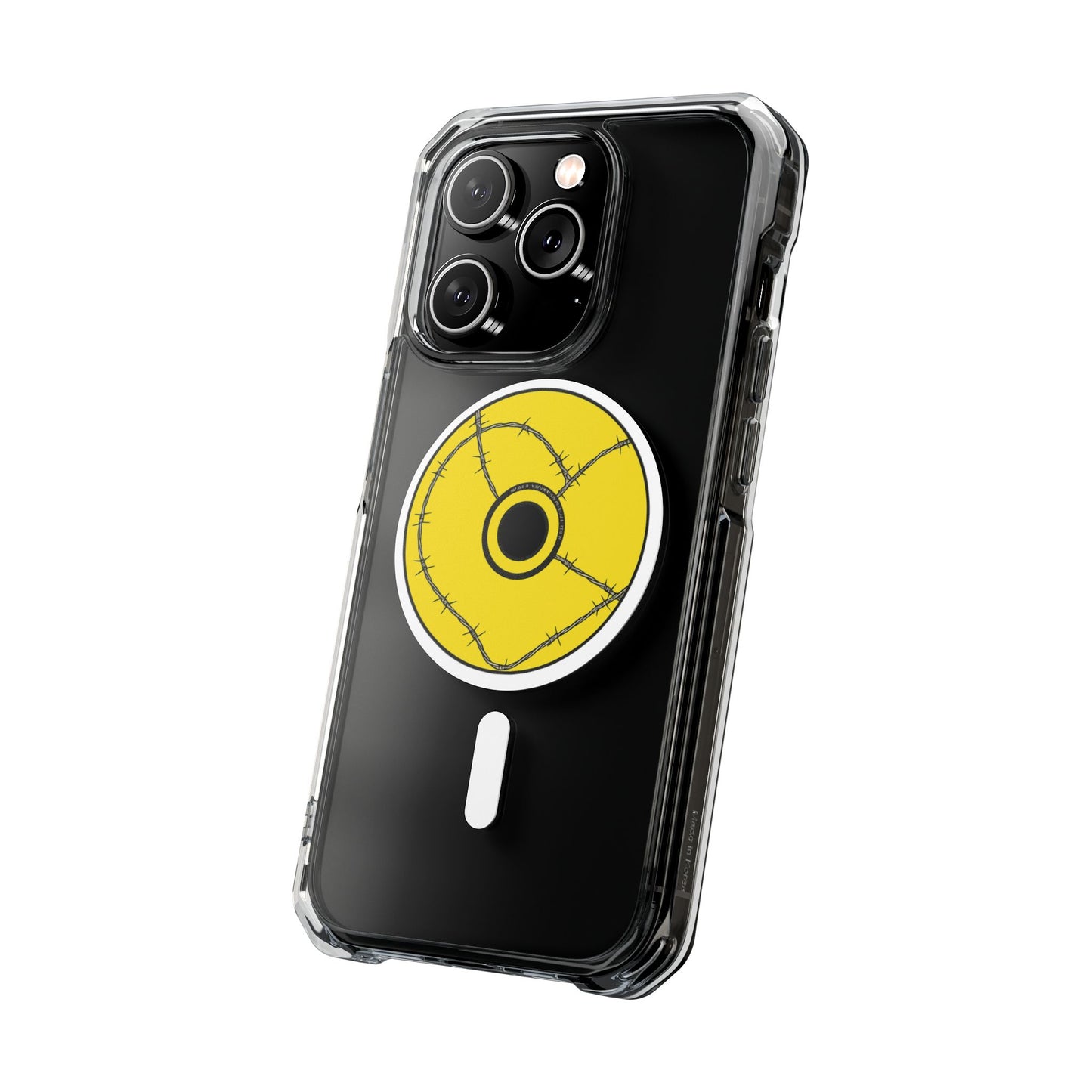 Minimalist Black Disc Outline Magnetic Impact Case