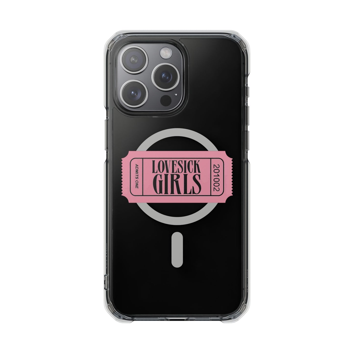 Lovesick Girls Ticket - Magnetic Clear Impact Case