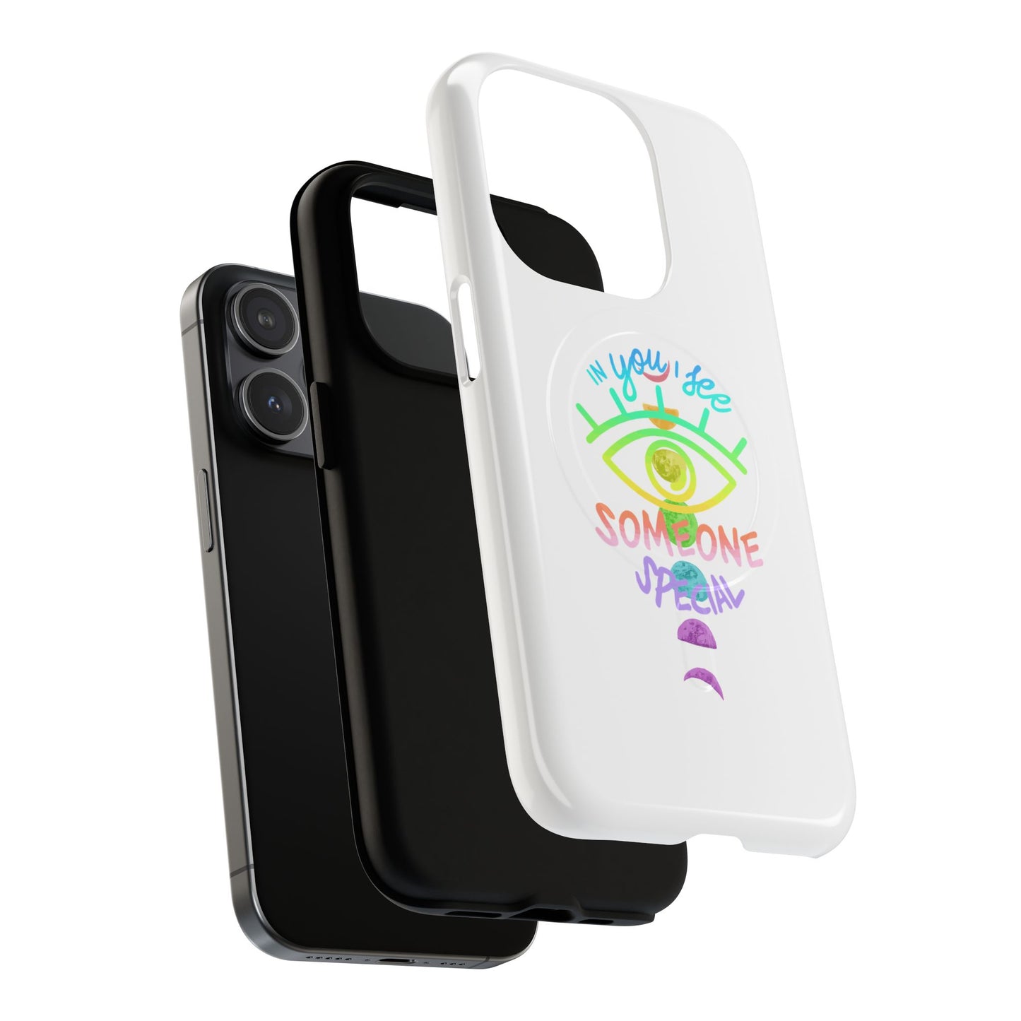 Rainbow Lunar Phases Tough Magnetic Case