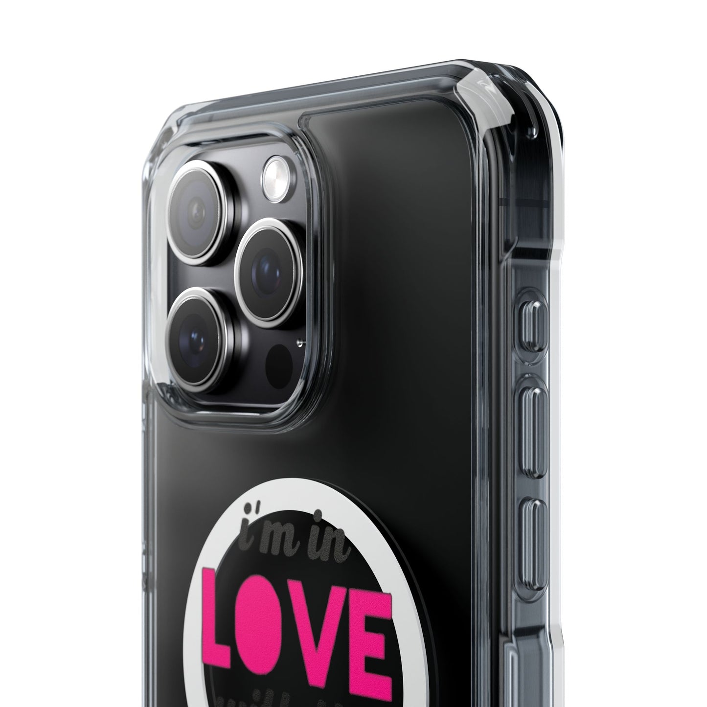 Orange Divide Symbol Magnetic Clear Impact Case