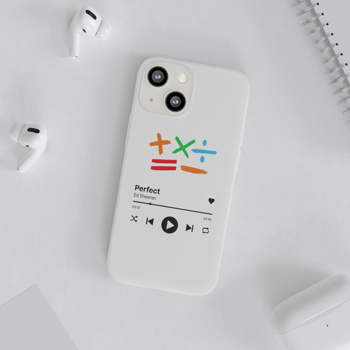 Flexi Case – Ed Sheeran Music Design (iPhone X–16 Pro Max)