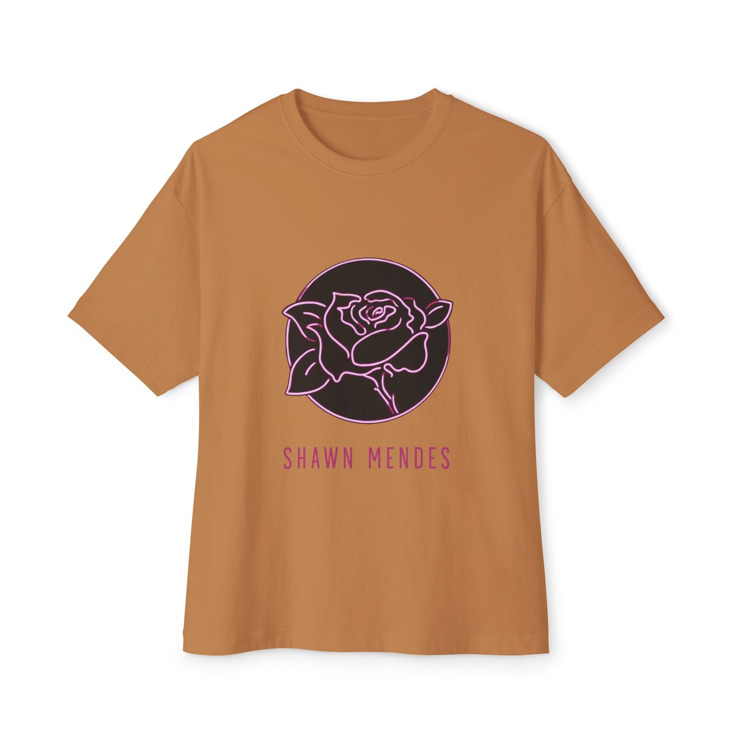 Neon Bloom Unisex Oversized Boxy Tee