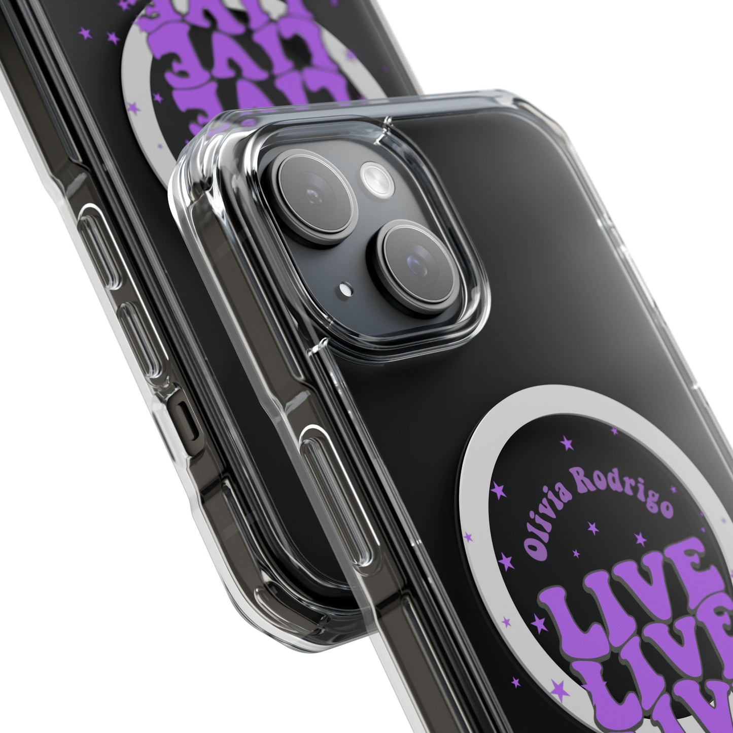 Olivia Rodrigo Live World Tour Magnetic Clear Impact Case