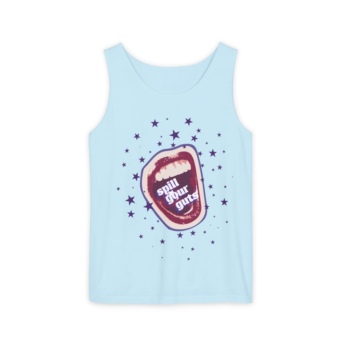 Spill Your Guts Scream-Dyed Tank Top