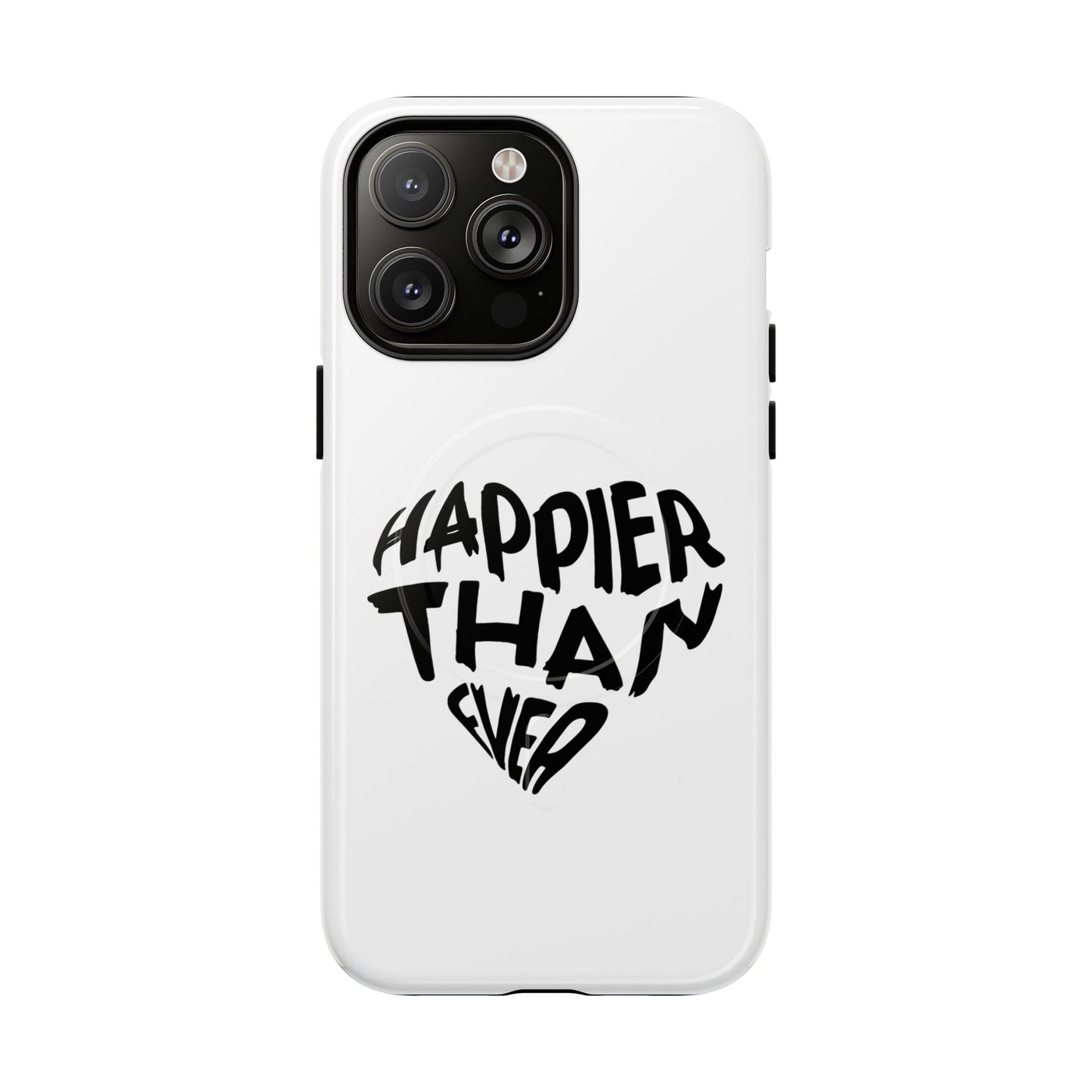 Happier Heart Lettering Tough Magnetic Case