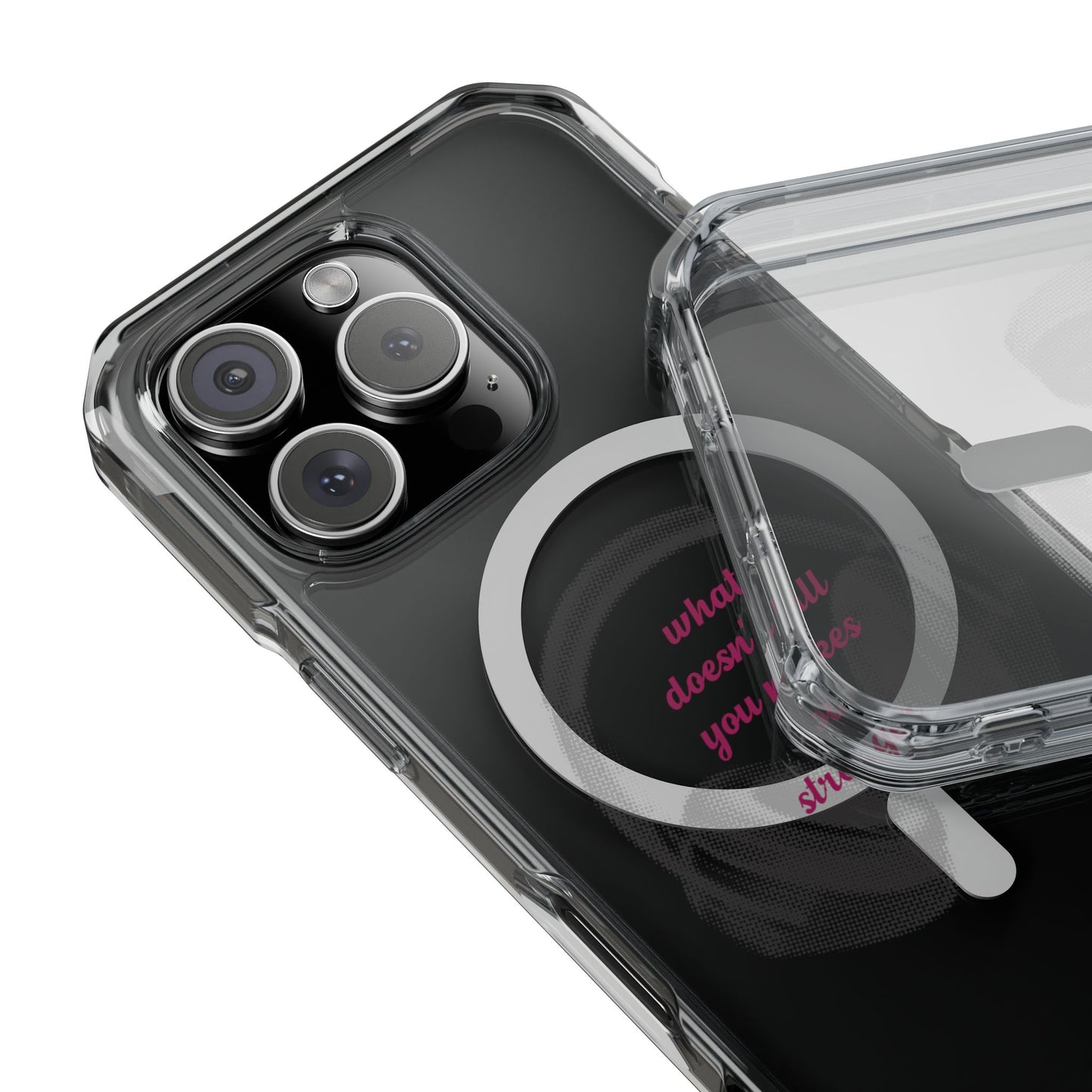 Stronger Soundwaves Magnetic clear Impact Case