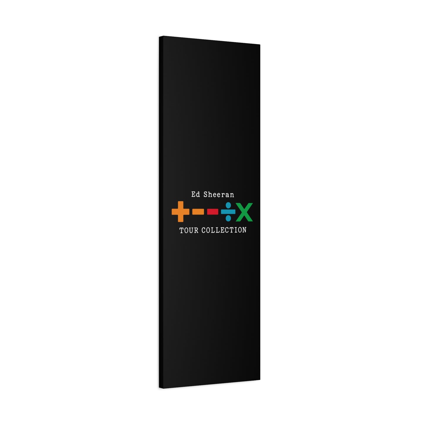 Matte Stretched Canvas, 1.25" Depth – Ed Sheeran Black Edition