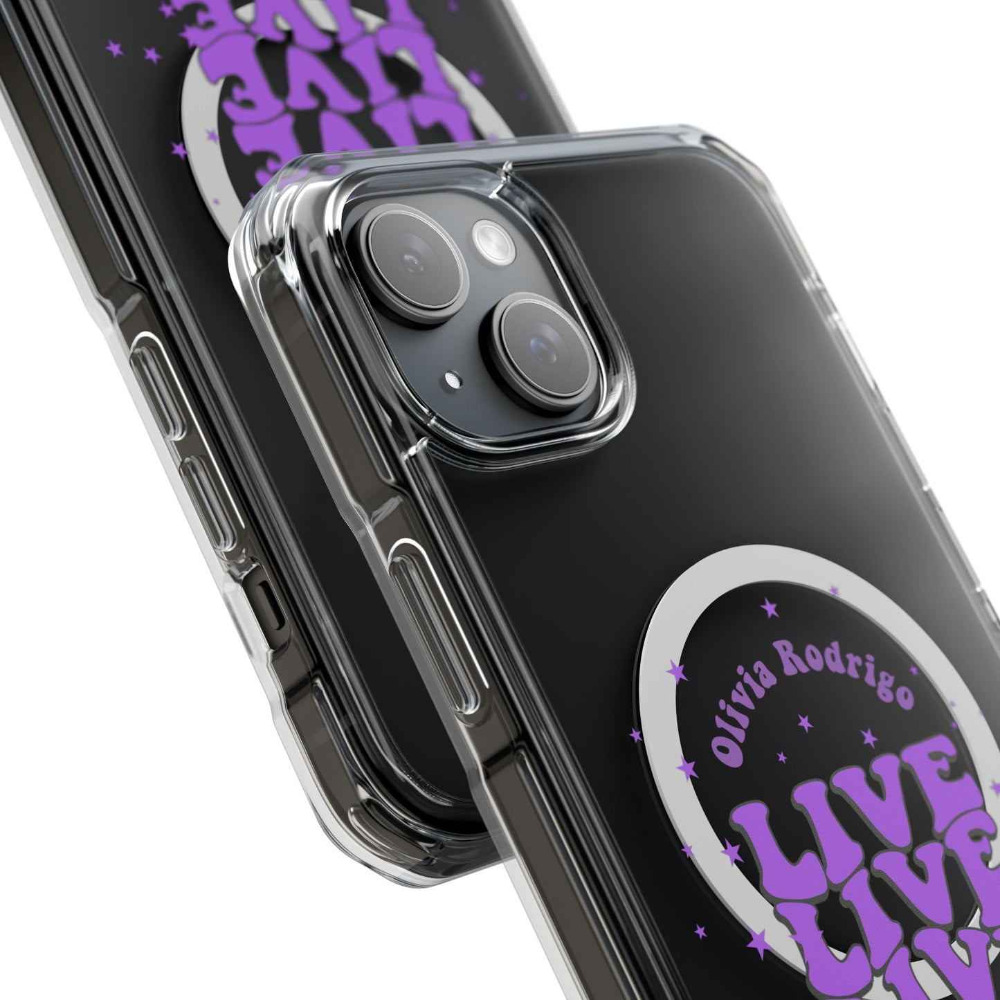 Olivia Rodrigo Live World Tour Magnetic Clear Impact Case