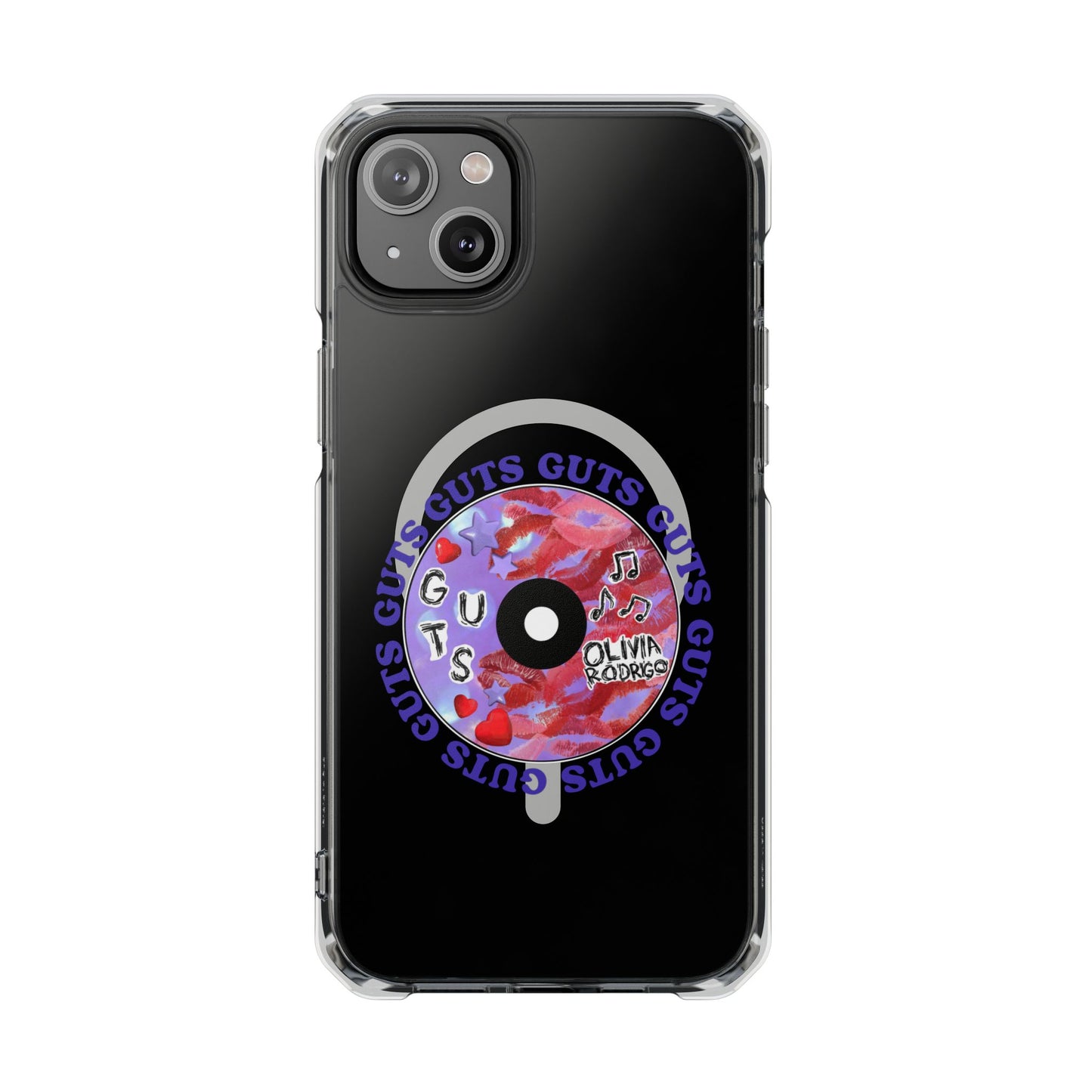 Guts Album Art CD Magnetic Clear Impact Case