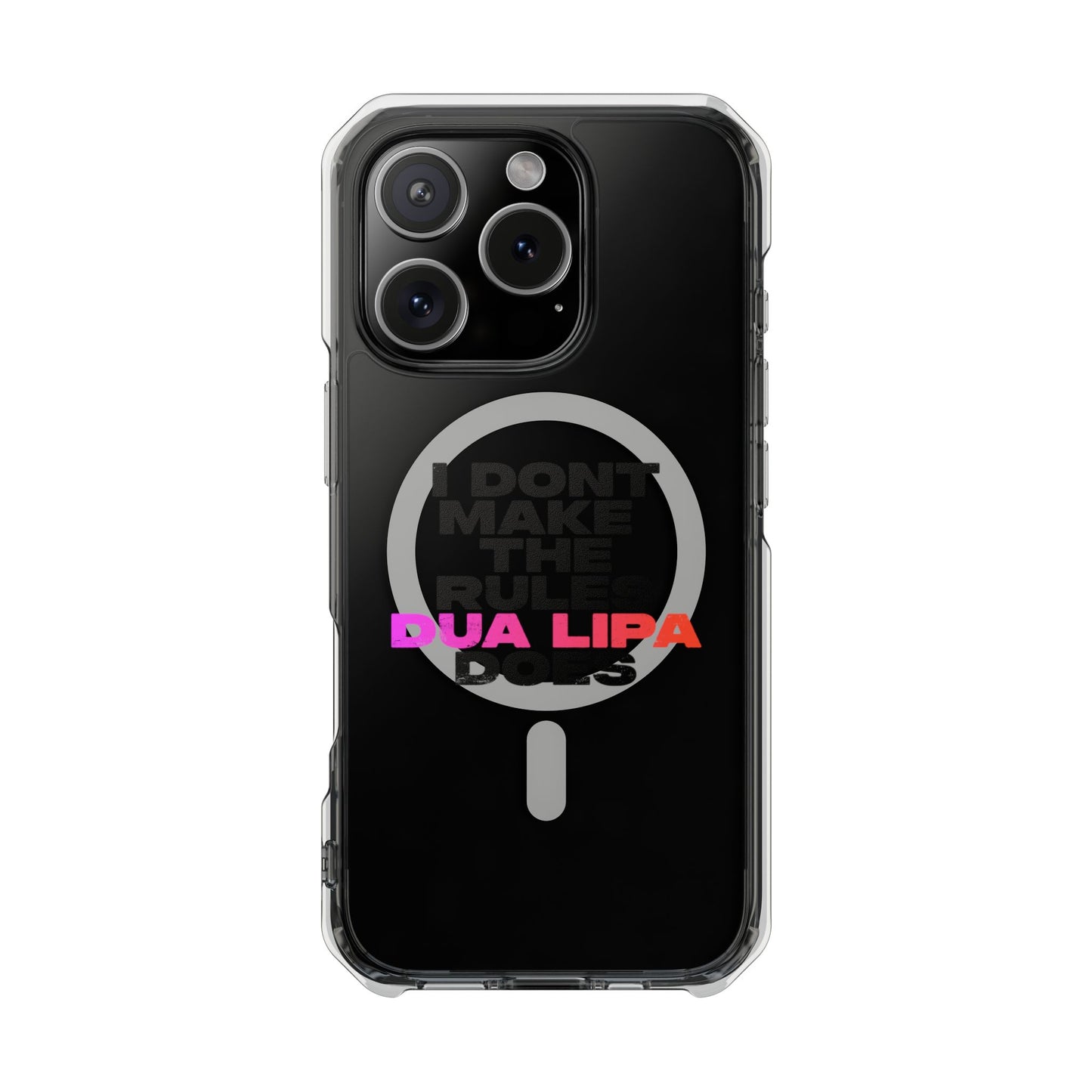Retro Fade Letter Magnetic Clear Impact case