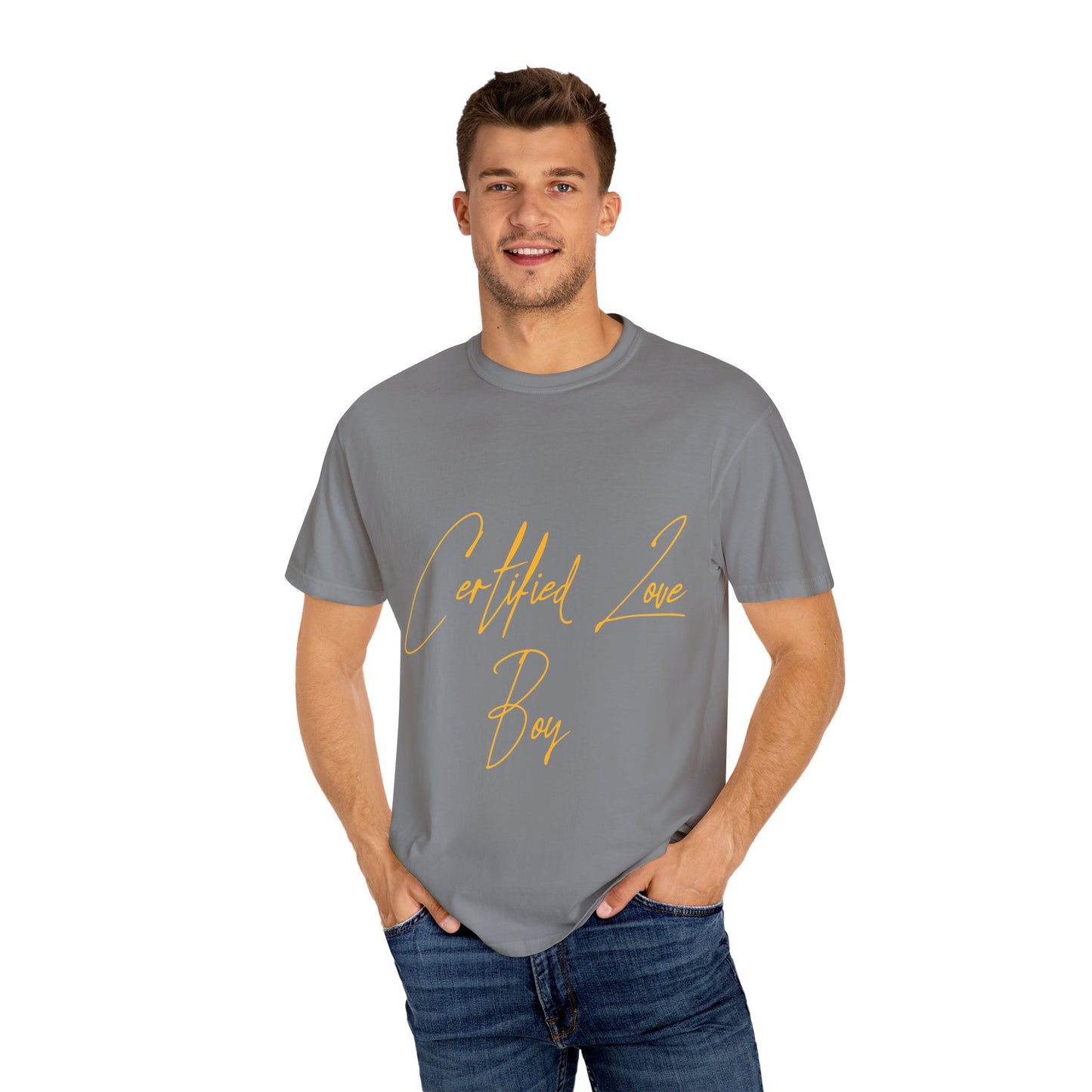 Certified Lover Boy Script Dyed Tshirt