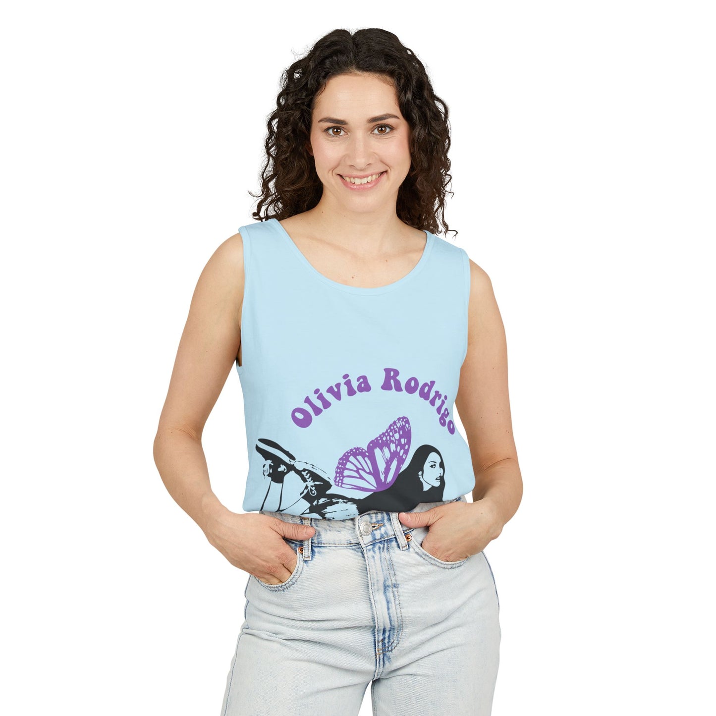 Olivia Rodrigo Butterfly Arc-Dyed Tank Top