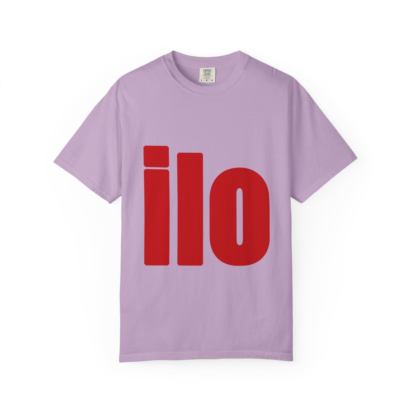 ILO Bold Red Block Unisex Dyed T-shirt