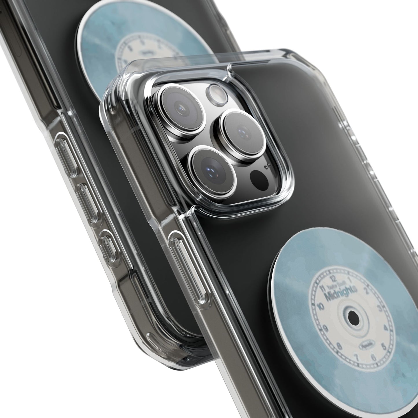 Midnight Vinyl Vibes Magnetic clear Impact Case