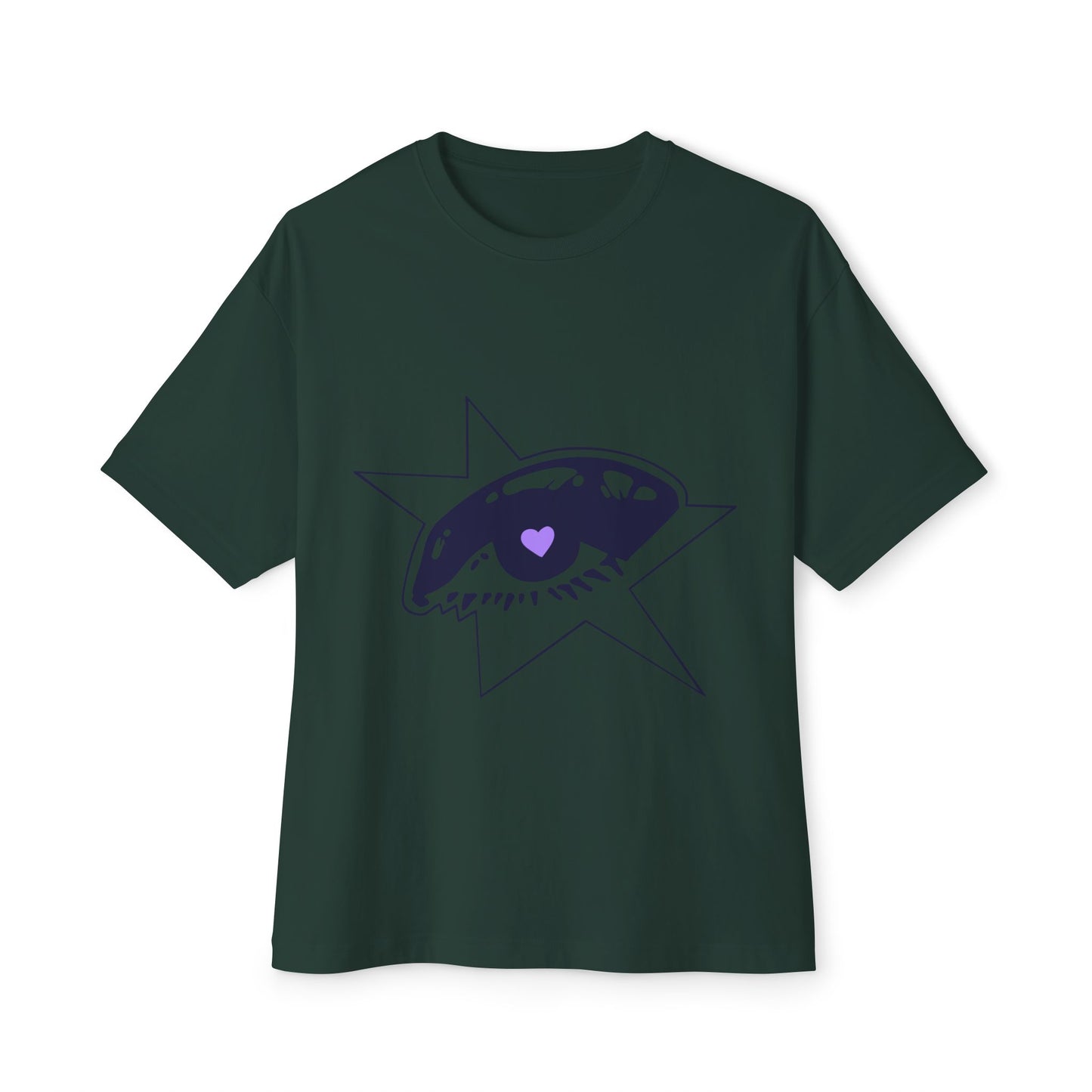 Purple Starry Eye-Oversized Tee
