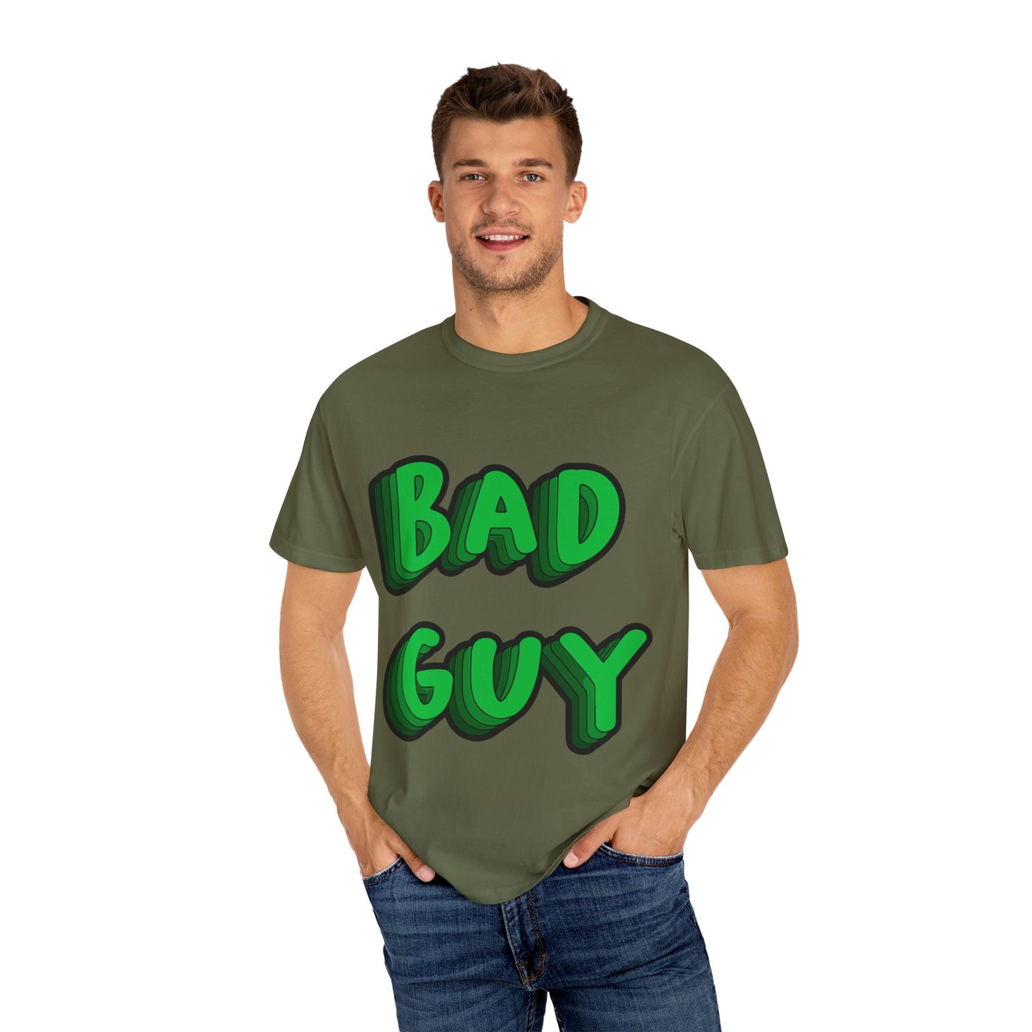 Bold 3D Bad Mood Unisex Dyed T-shirt