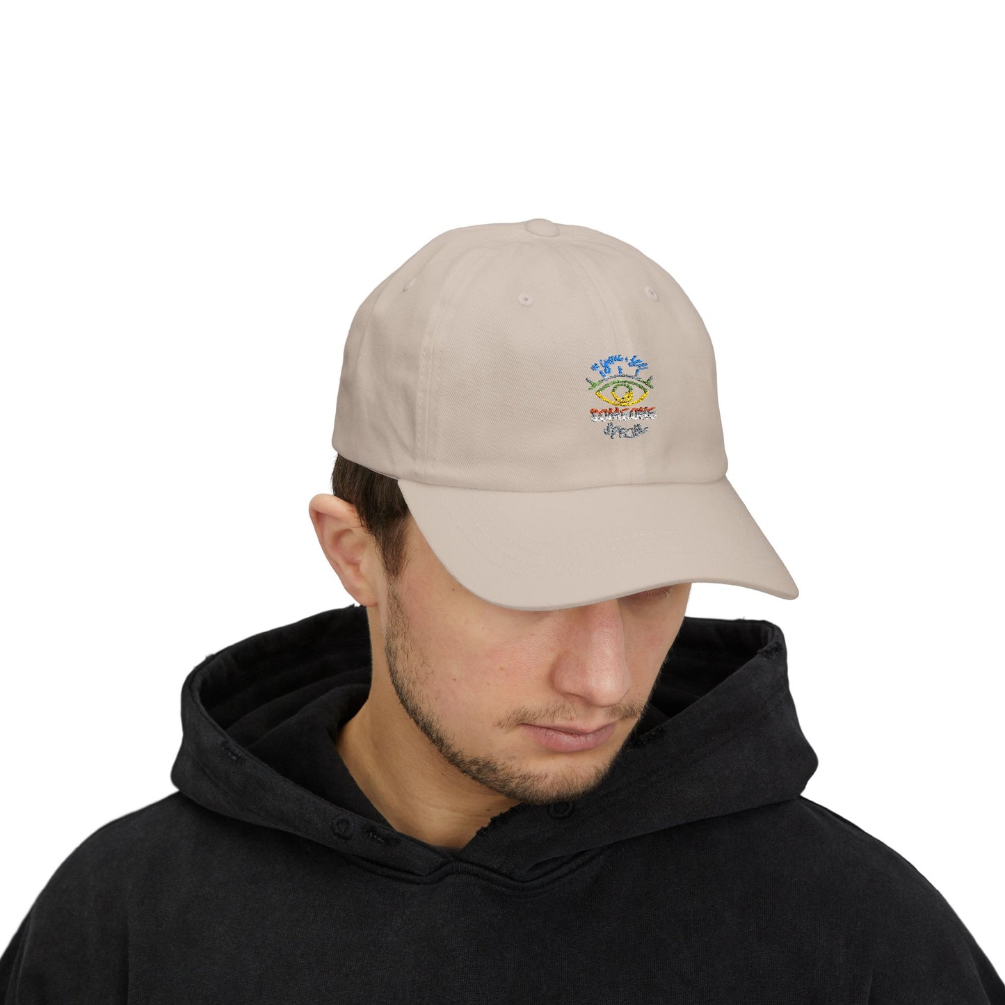 Vibrant Eye and Text Classic dad cap