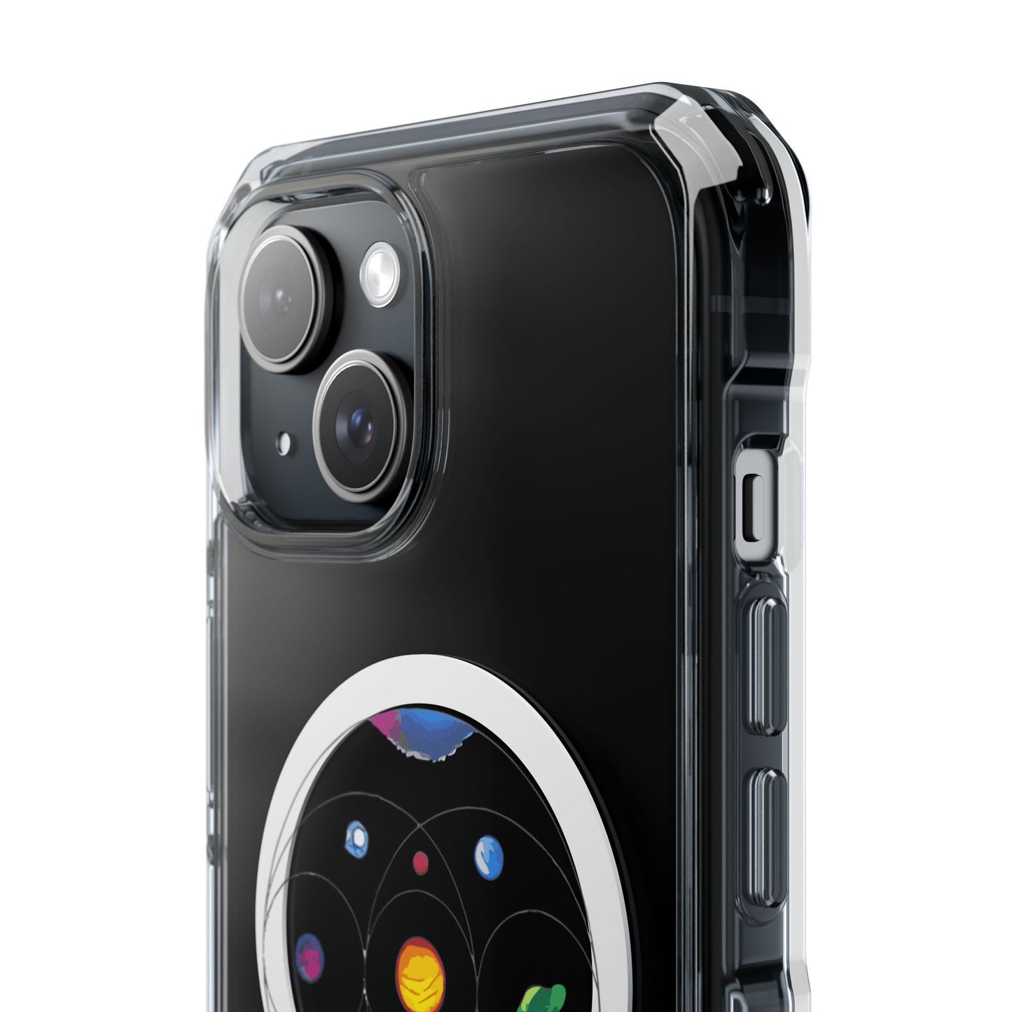 Colorful Planetary Orbit Diagram Magnetic Clear Impact case