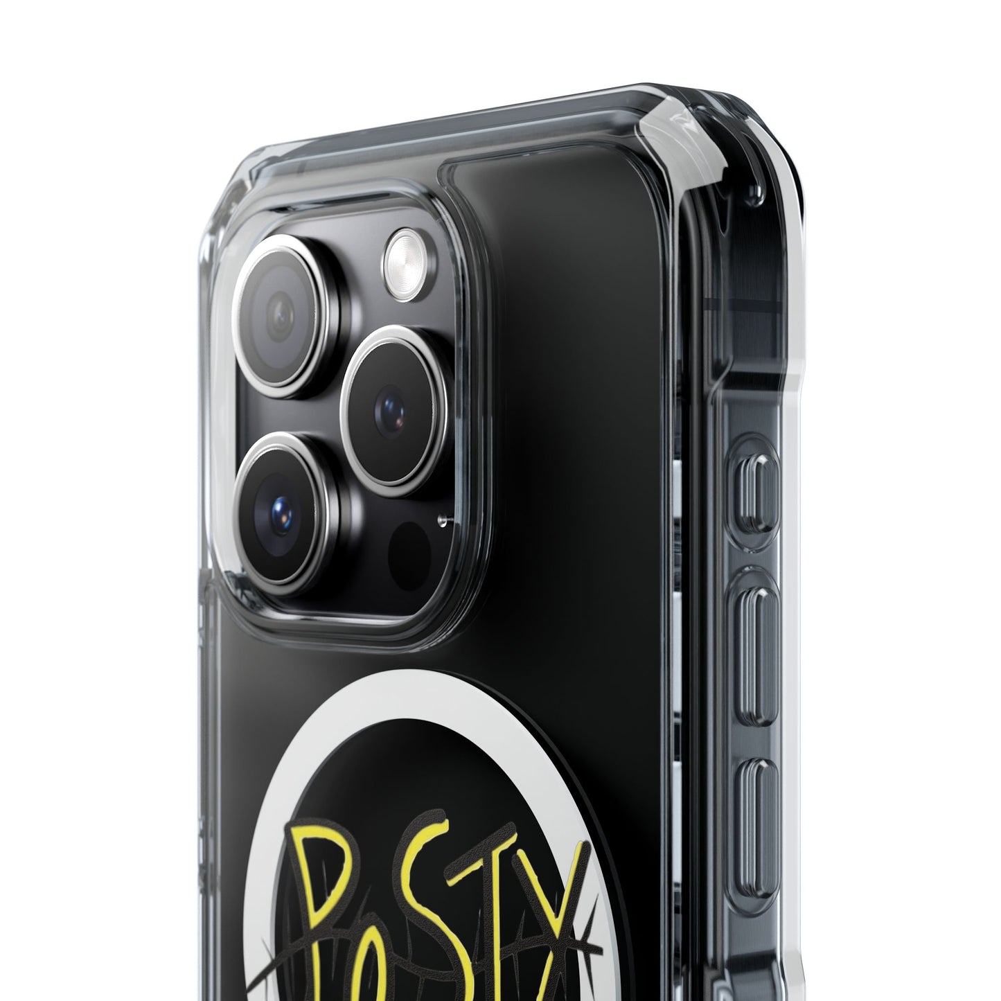 Abstract Black Barbed Wire Magnetic Impact Case