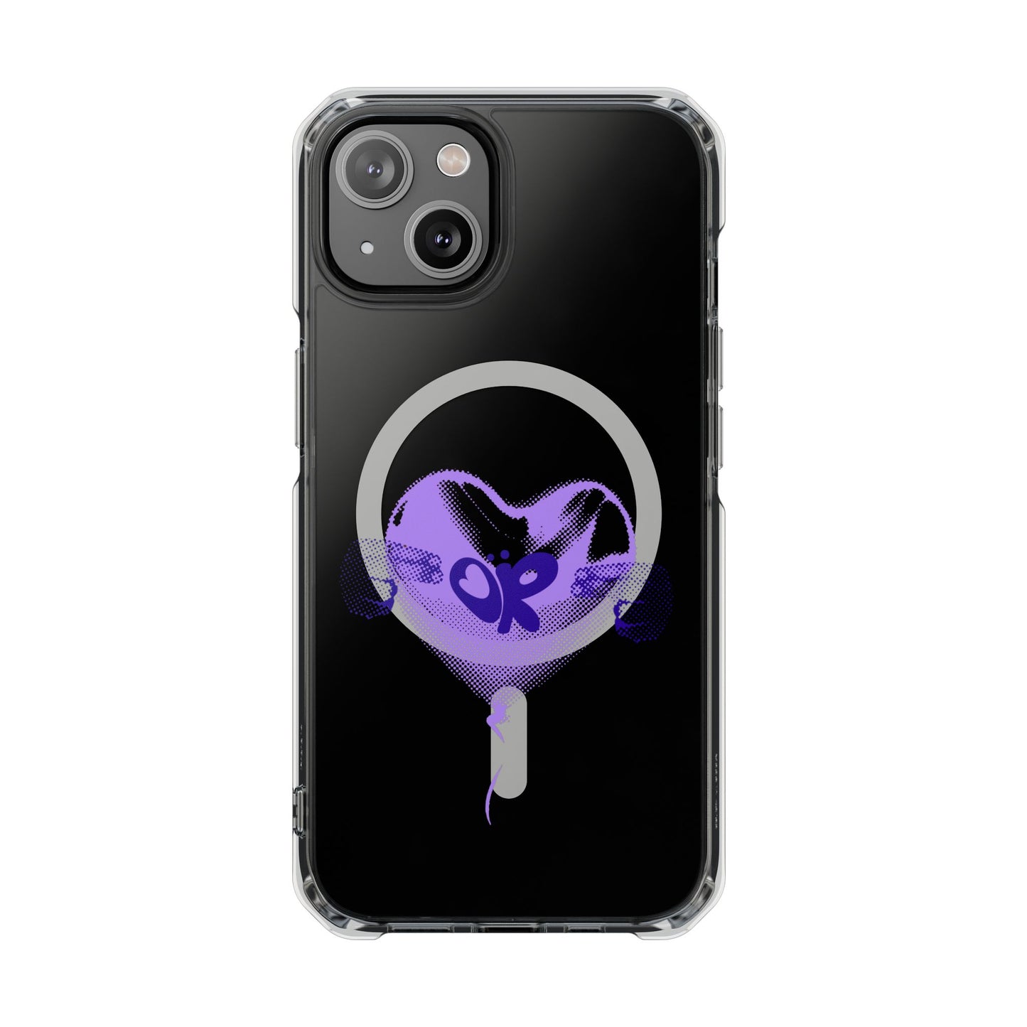 Heart Balloon OR Pop Art Magnetic Clear Impact Case