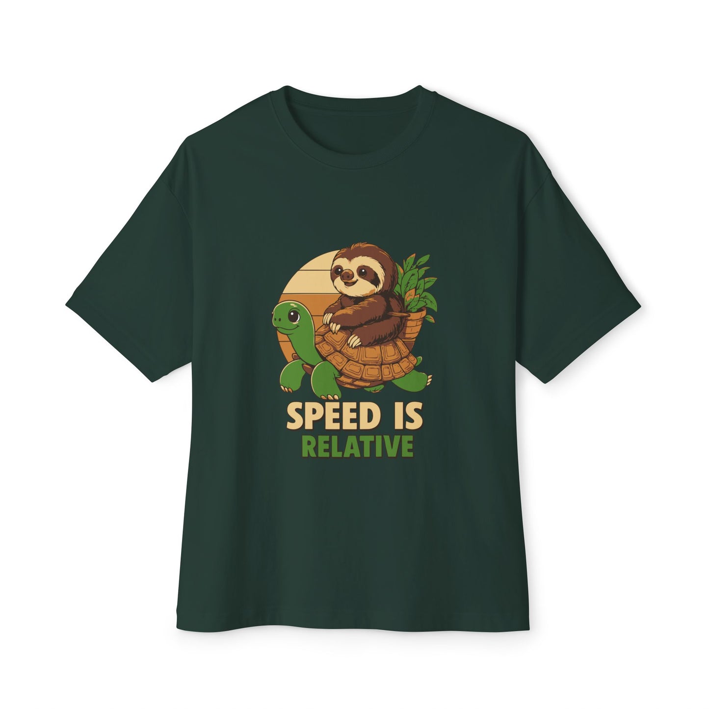 Oversized boxy Tee – Snazzy Speed Edition