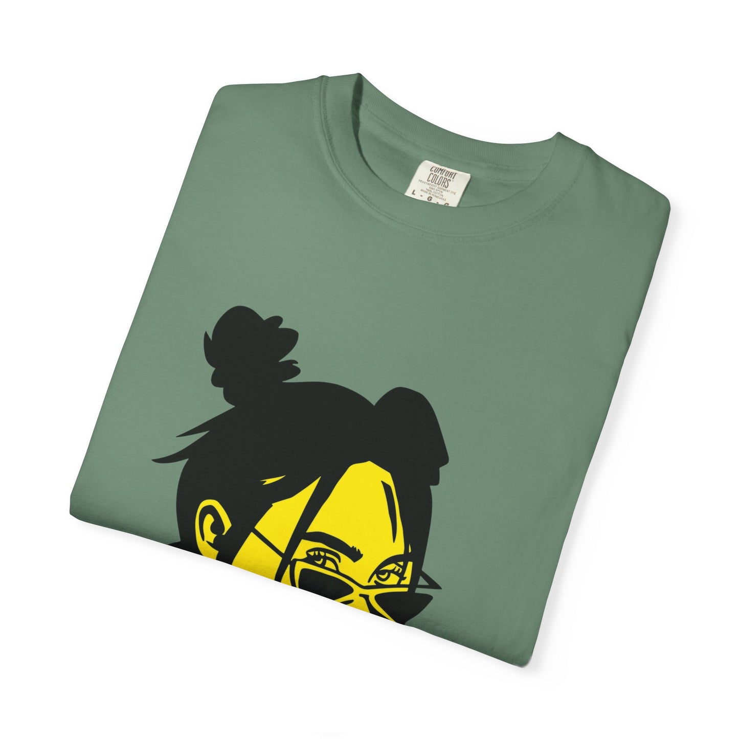 Neon Mood Portrait Unisex Dyed T-shirt