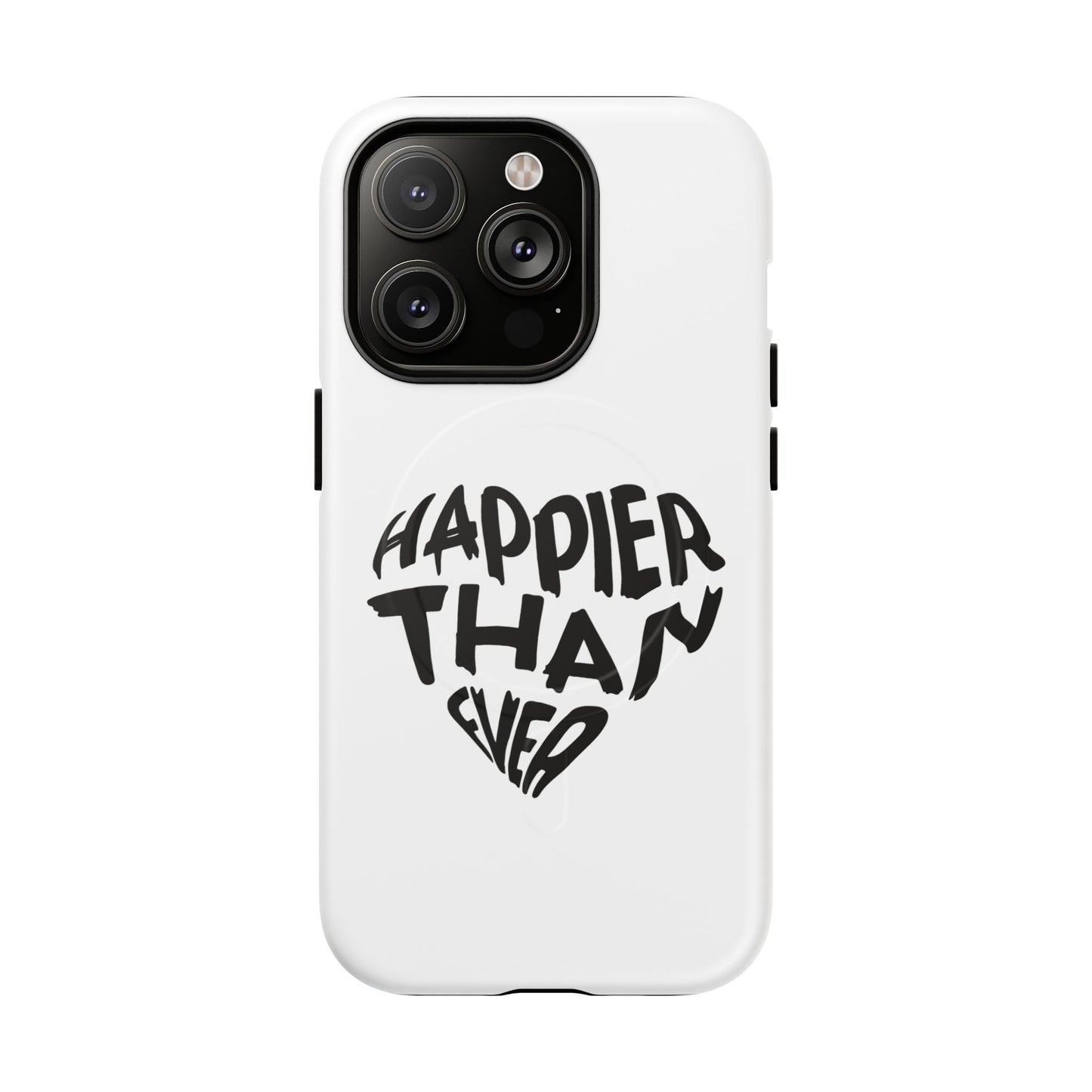 Happier Heart Lettering Tough Magnetic Case