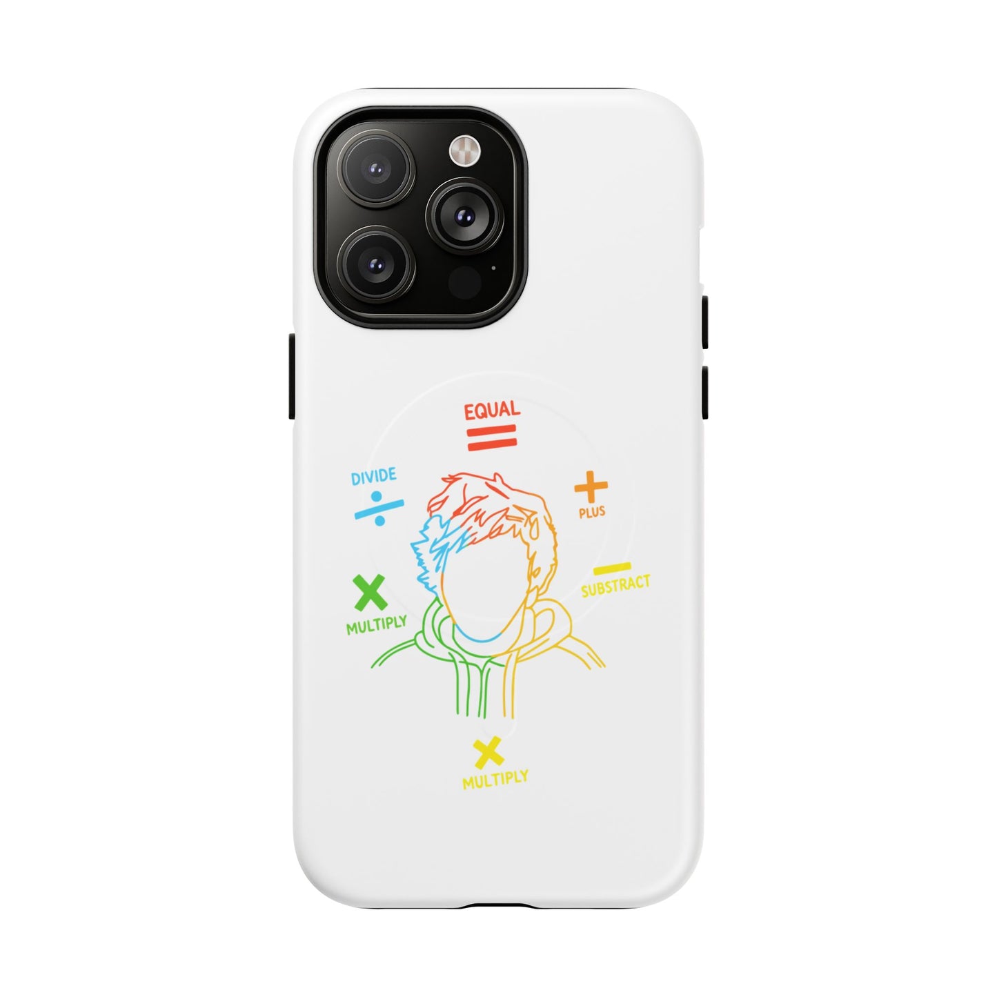 Minimalist Divide Symbol with Brush Tough Magnetic case