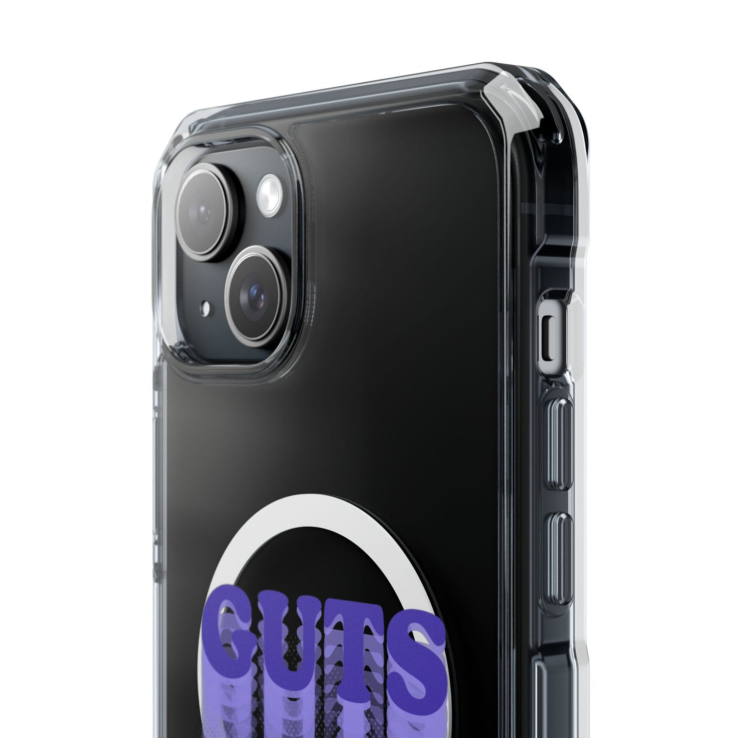 Guts Drip Effect Halftone Magnetic Clear Impact Case
