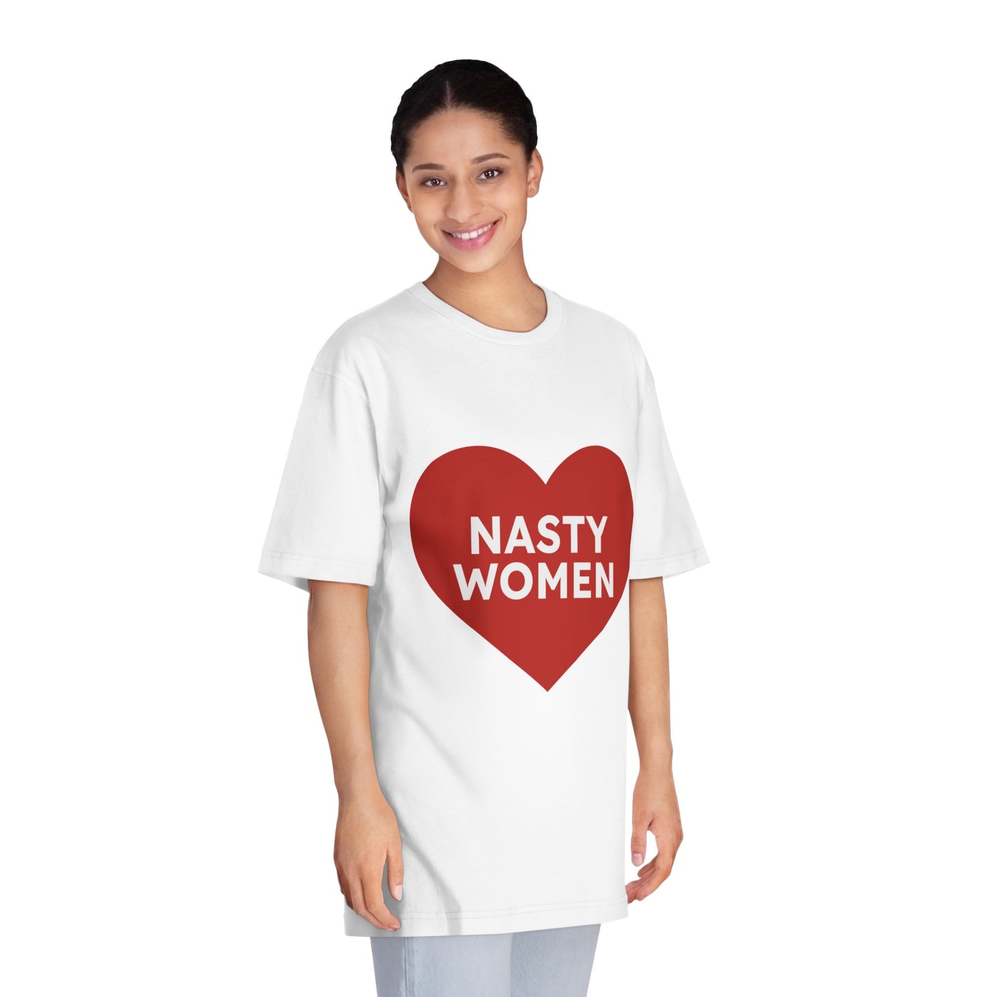 Nasty Women Heart - Unisex Classic Crewneck T-shirt