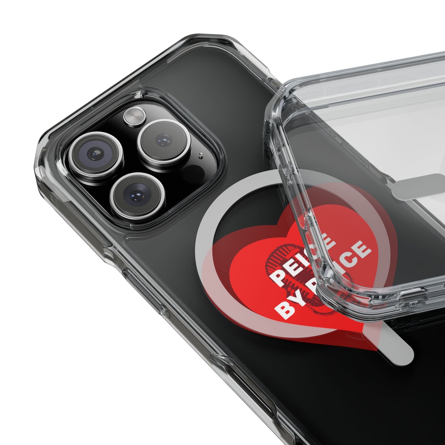 Piece by Piece Mic Drop Magnetic clear Impact Case