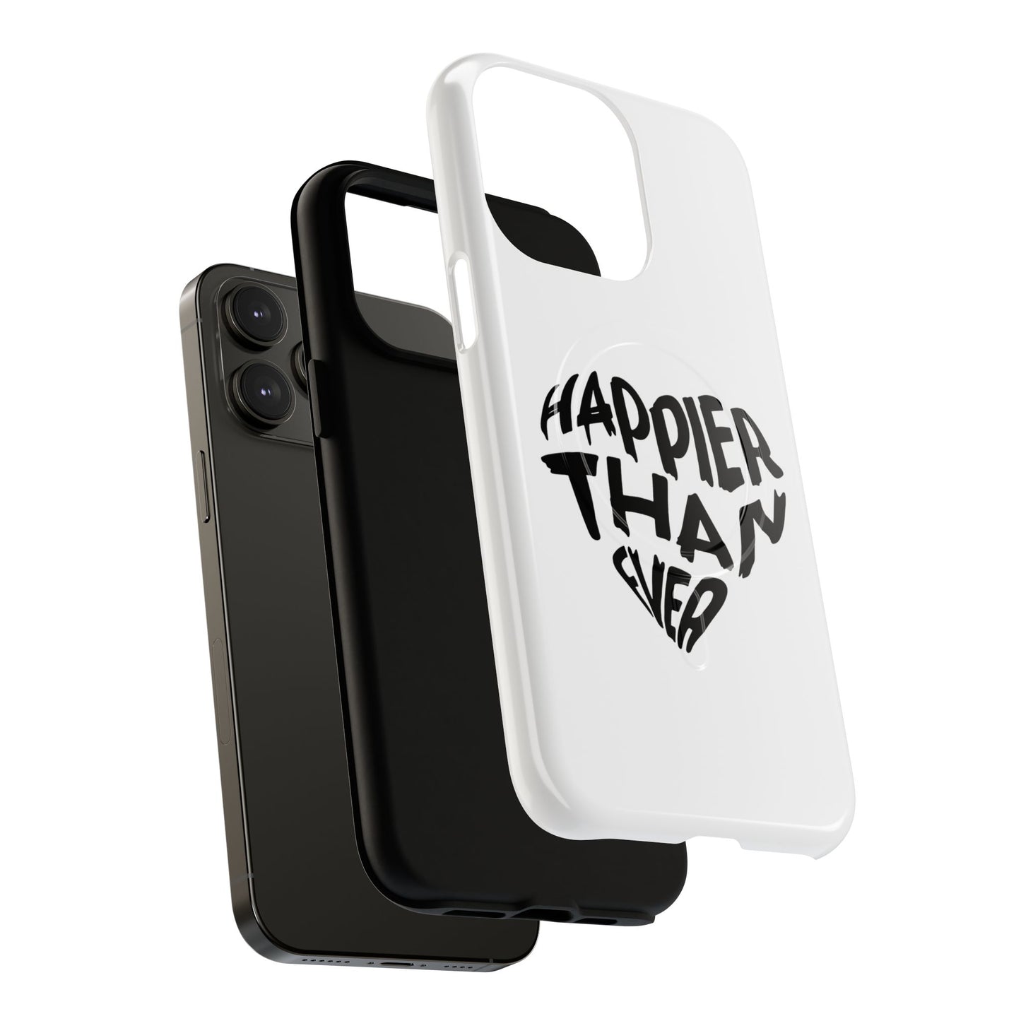 Happier Heart Lettering Tough Magnetic Case