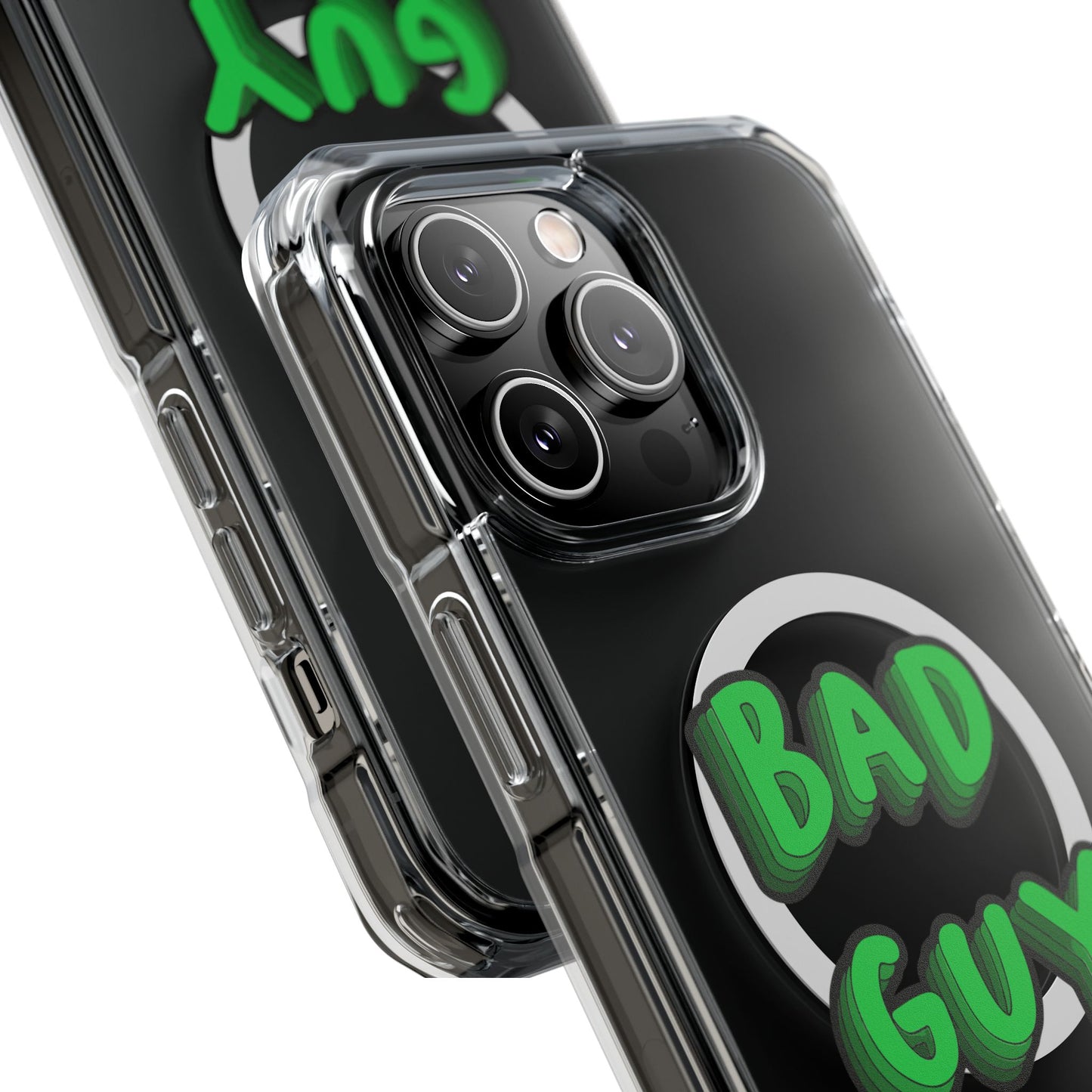 Bold 3D Bad Mood Magnetic Clear Impact Case